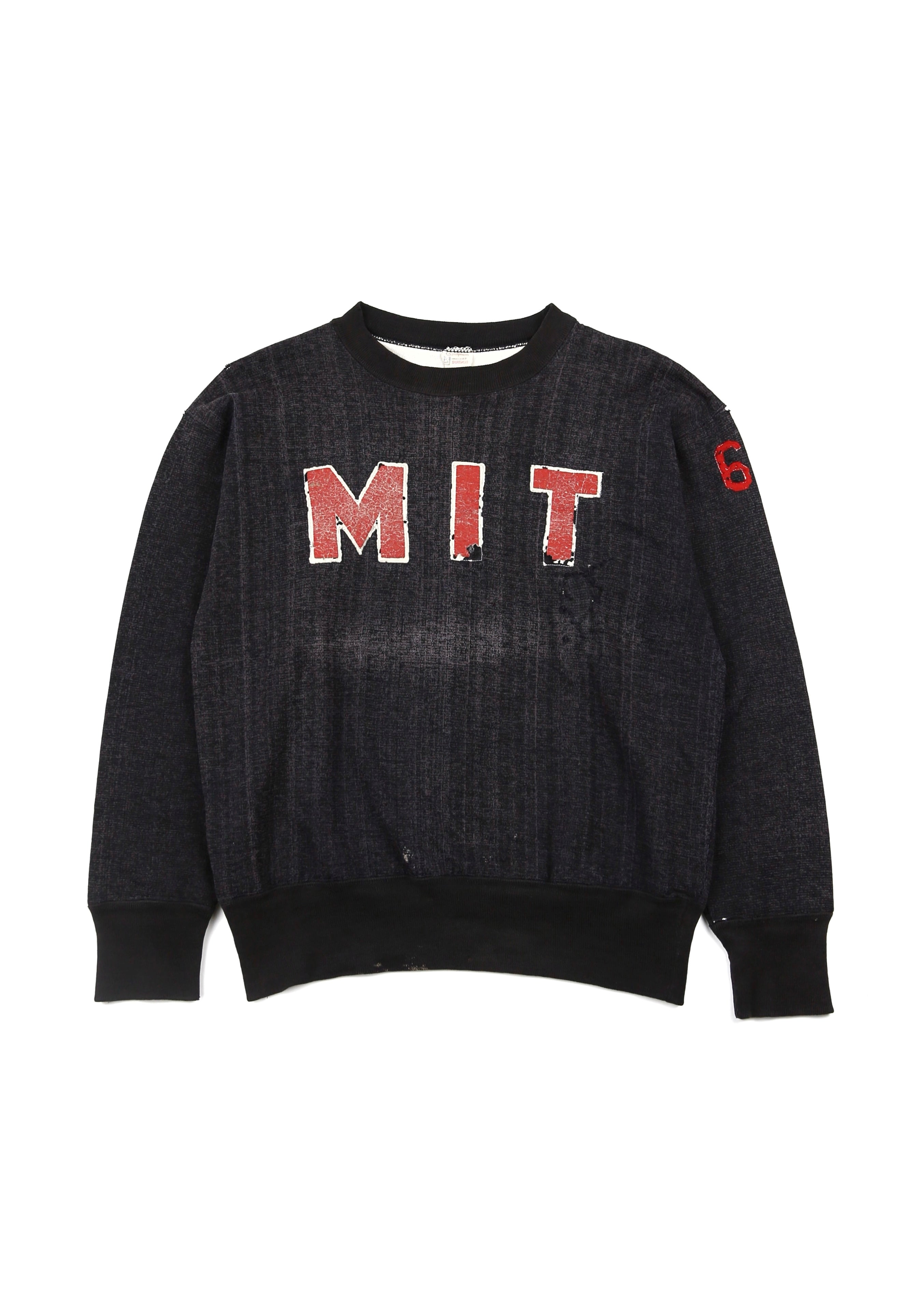 50's Champion “Running Man” Black Double Face Sweatshirt