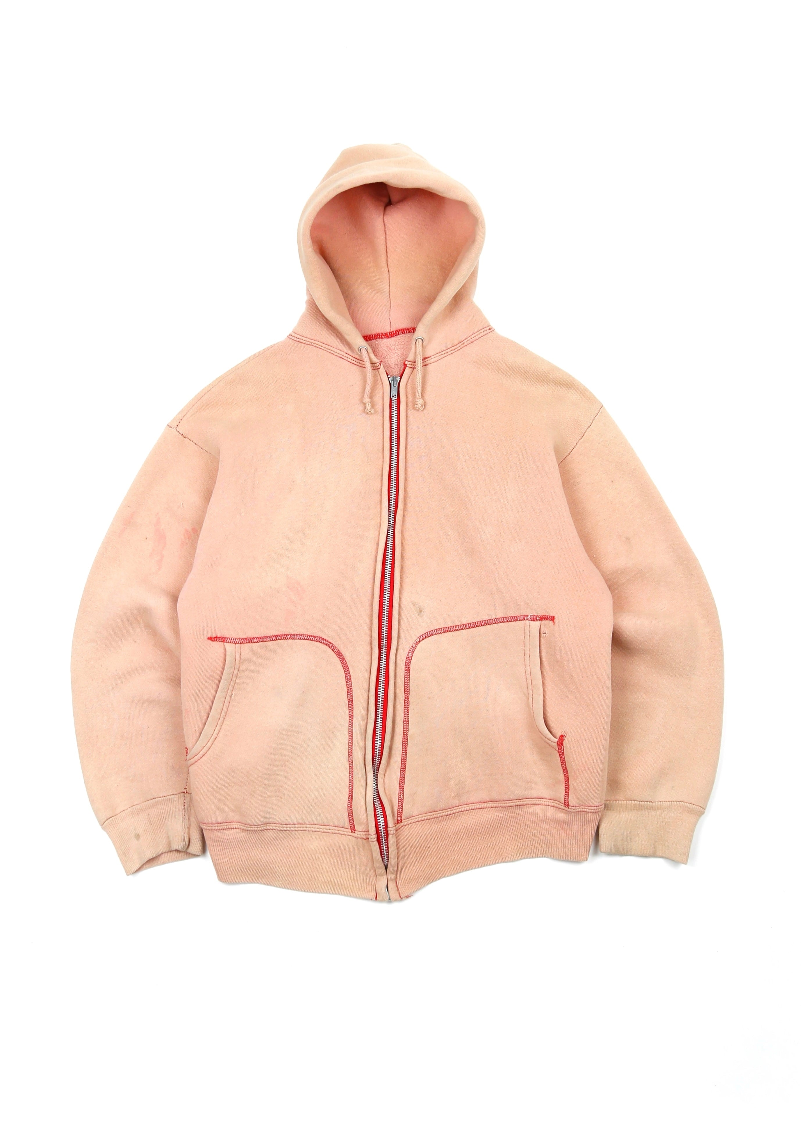 60 s Faded Pink Hoodie