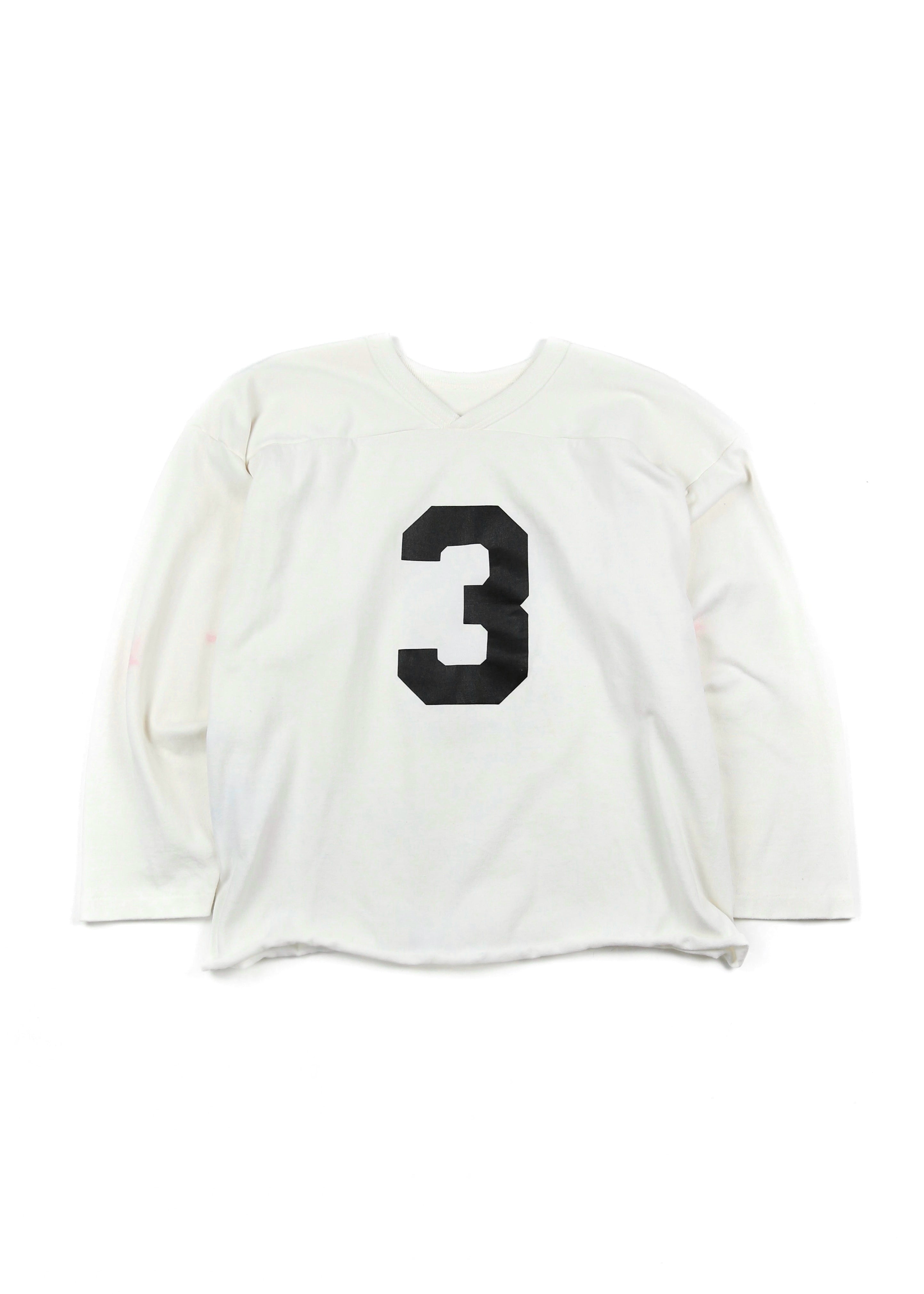 70’s White Cotton Jersey
