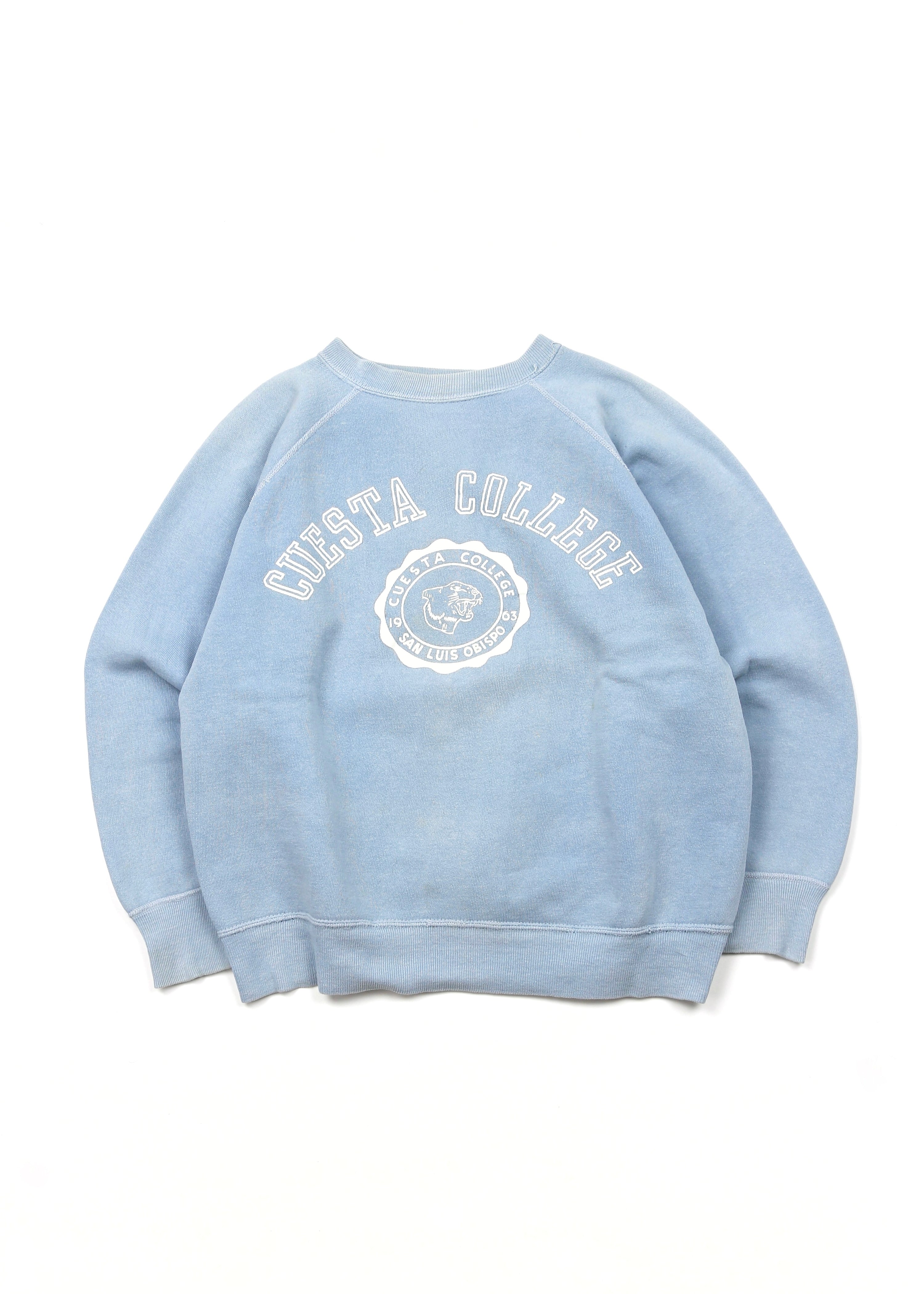 60’s FADED BLUE RAGLAN SWEATSHIRT