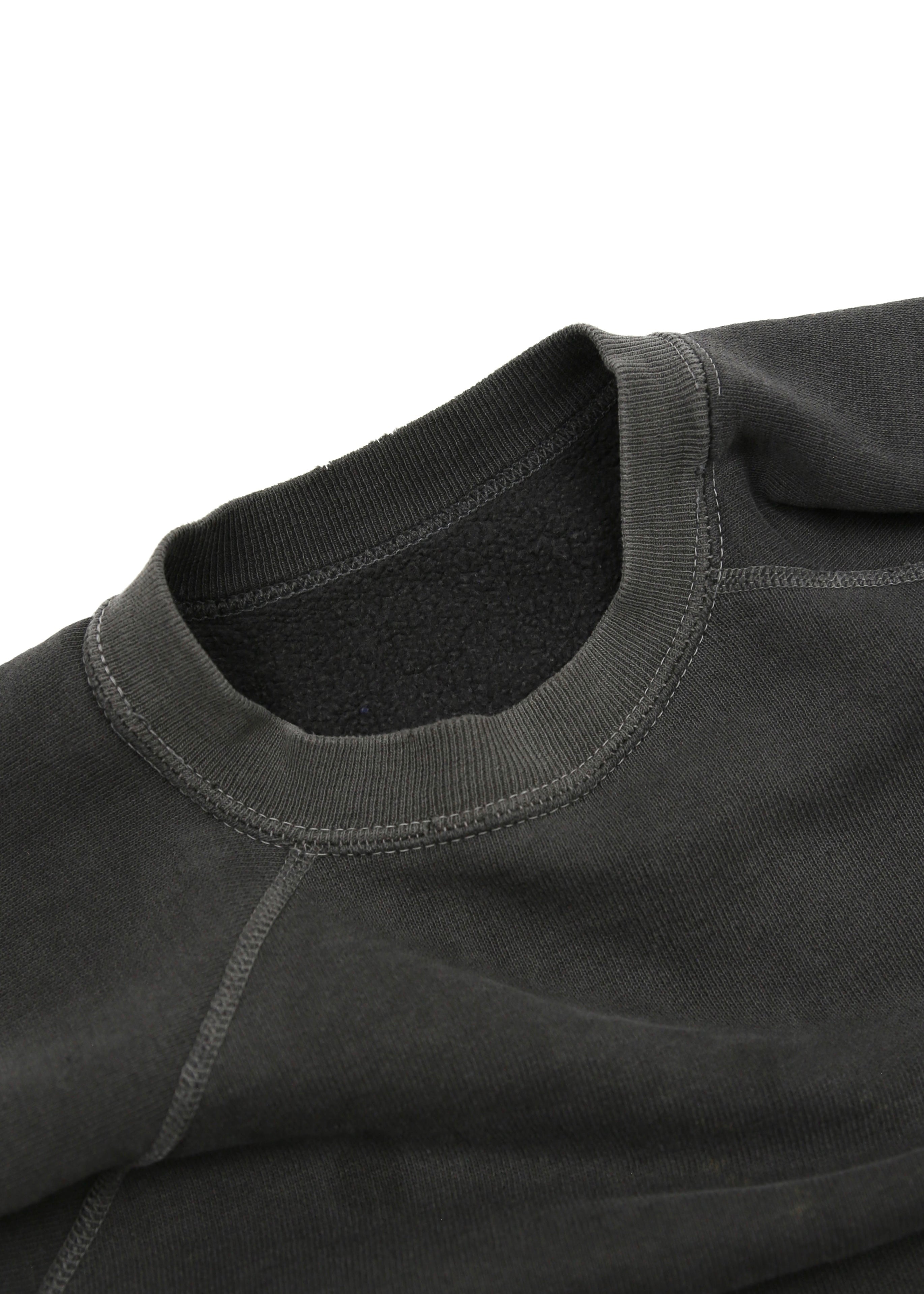 60’s Faded Black Raglan Sweatshirt