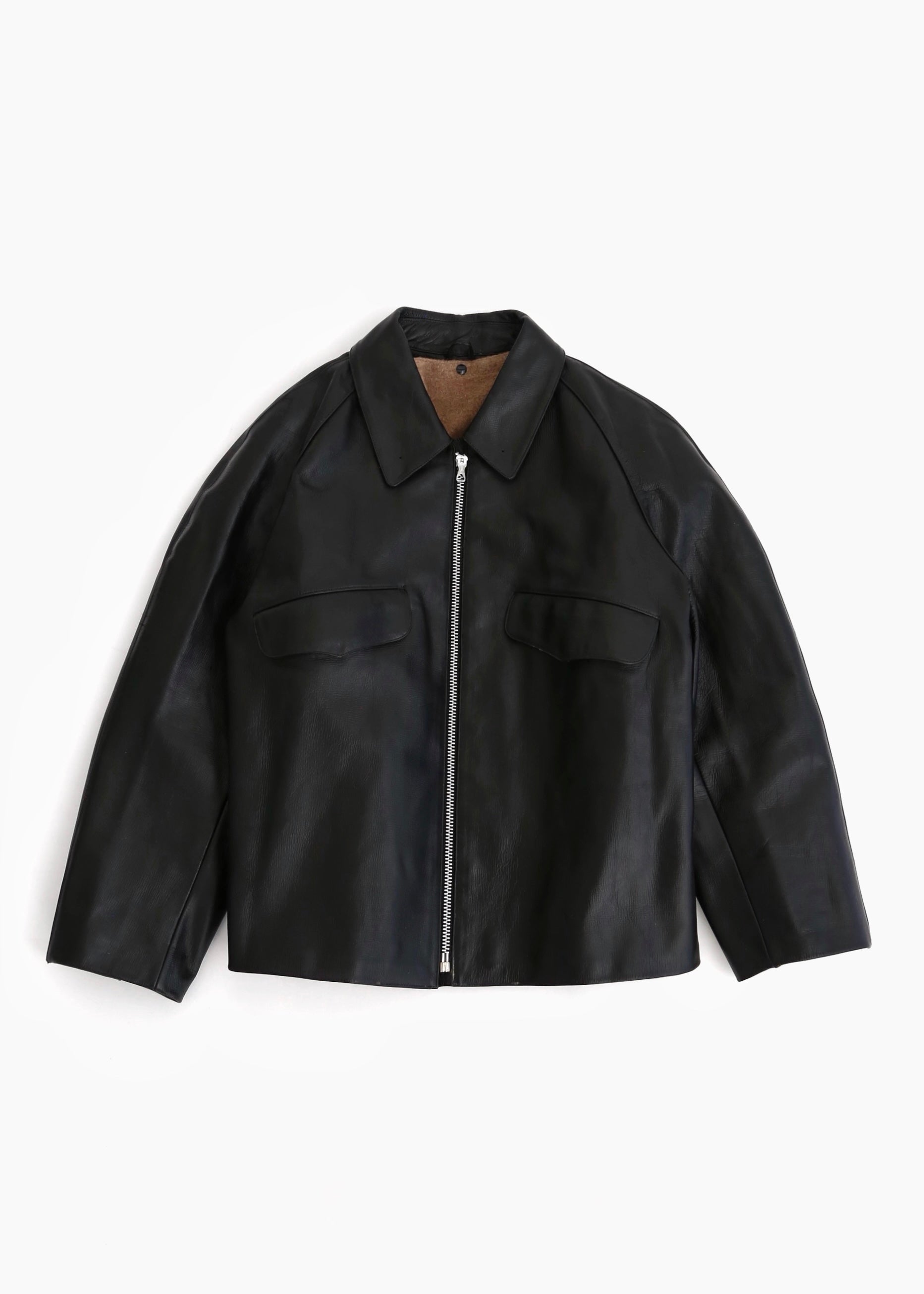 50’s Italian Army Leather Jacket