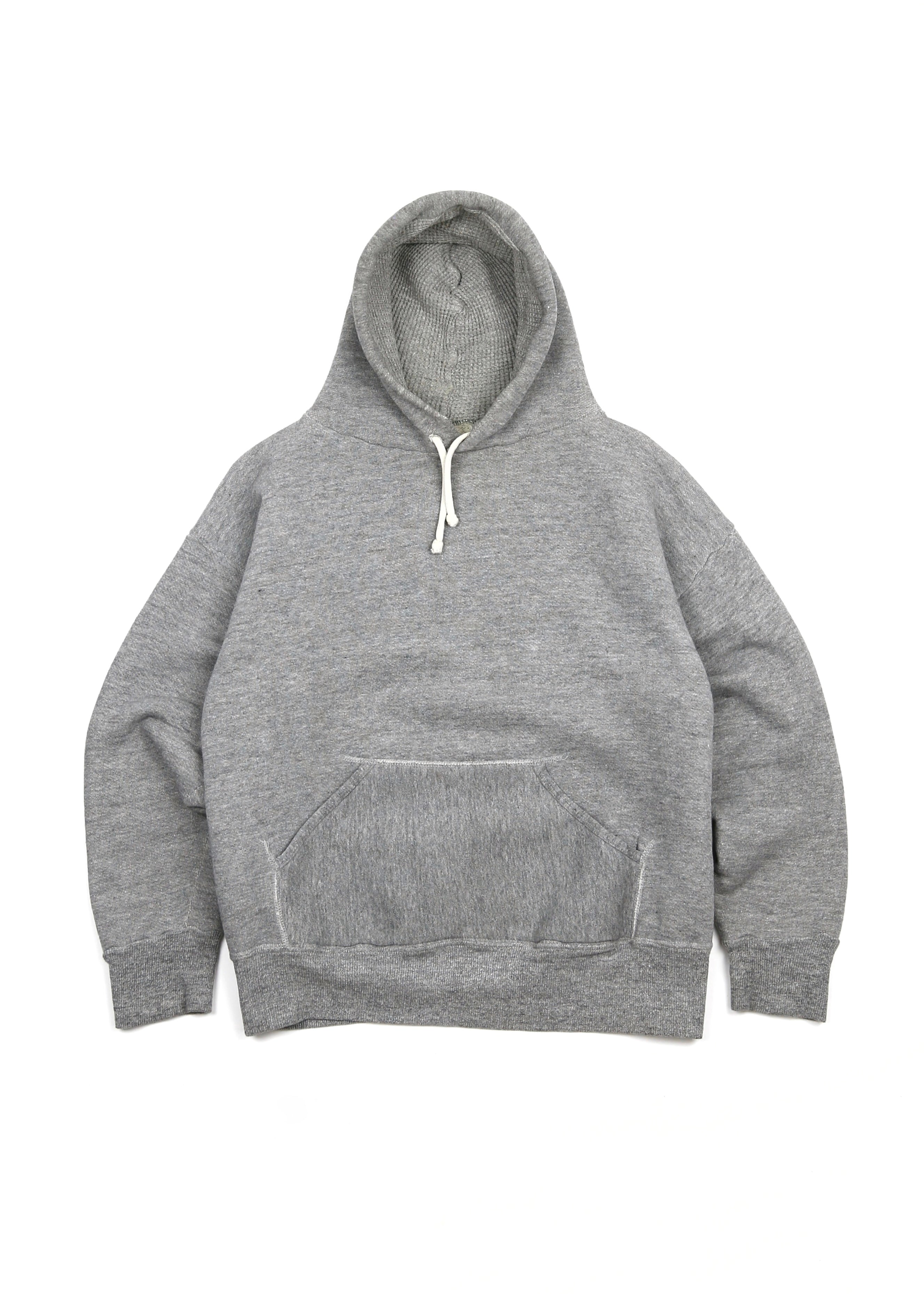 60’s Grey Waffle Lined Hoodie