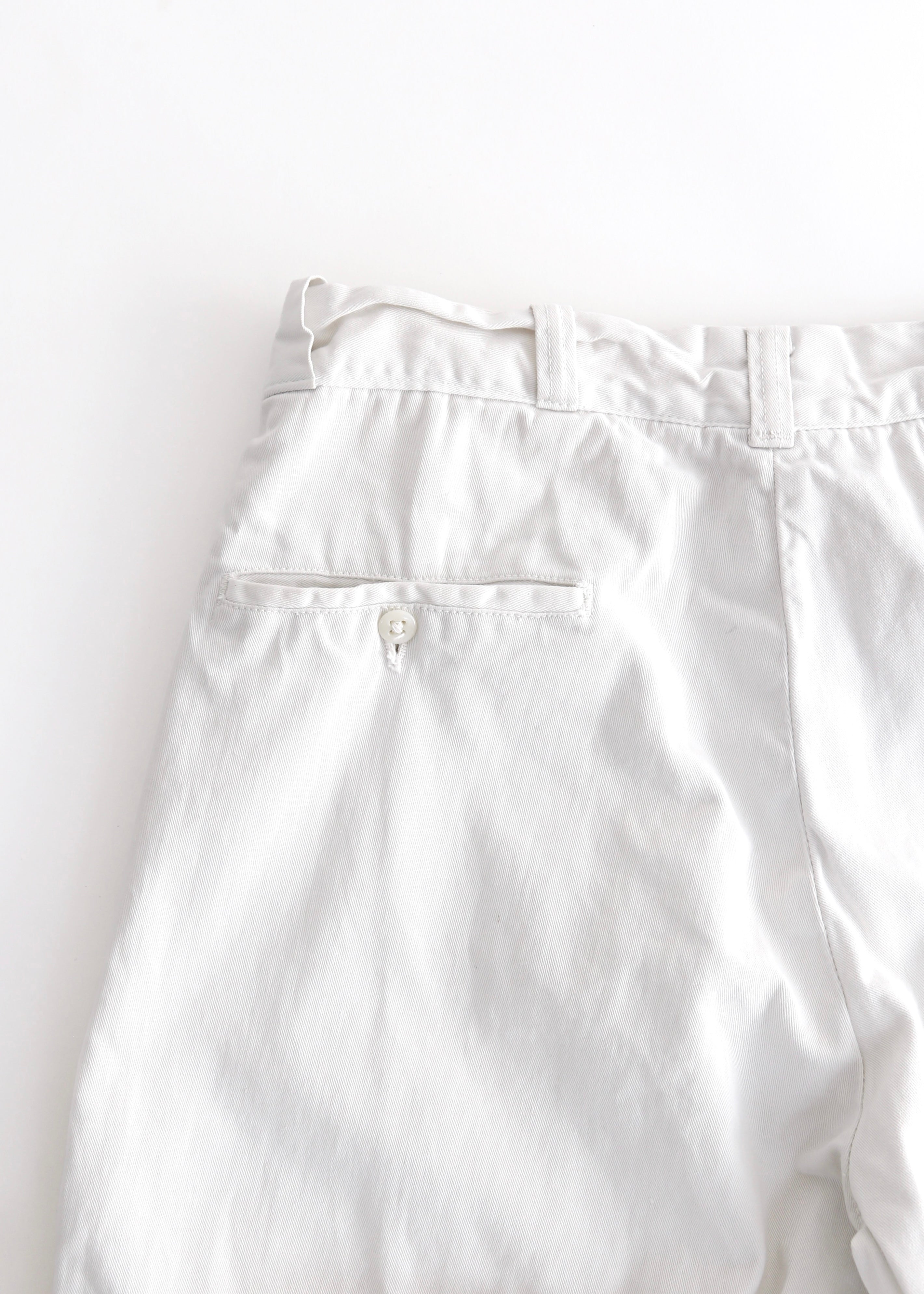 50’S WHITE SAIL CLOTH WORK PANT