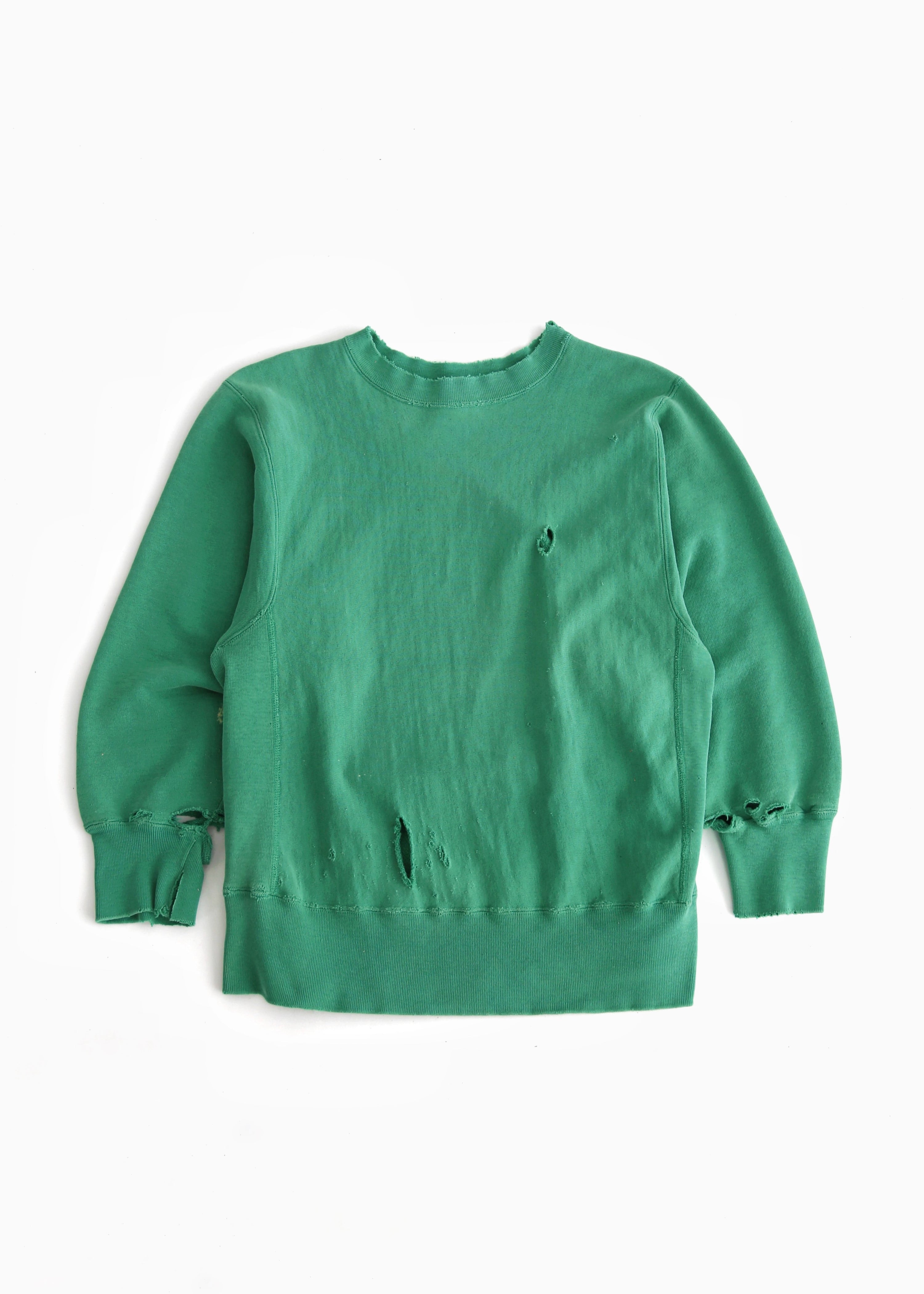 80’S DISTRESSED KELLY GREEN CHAMPION RW