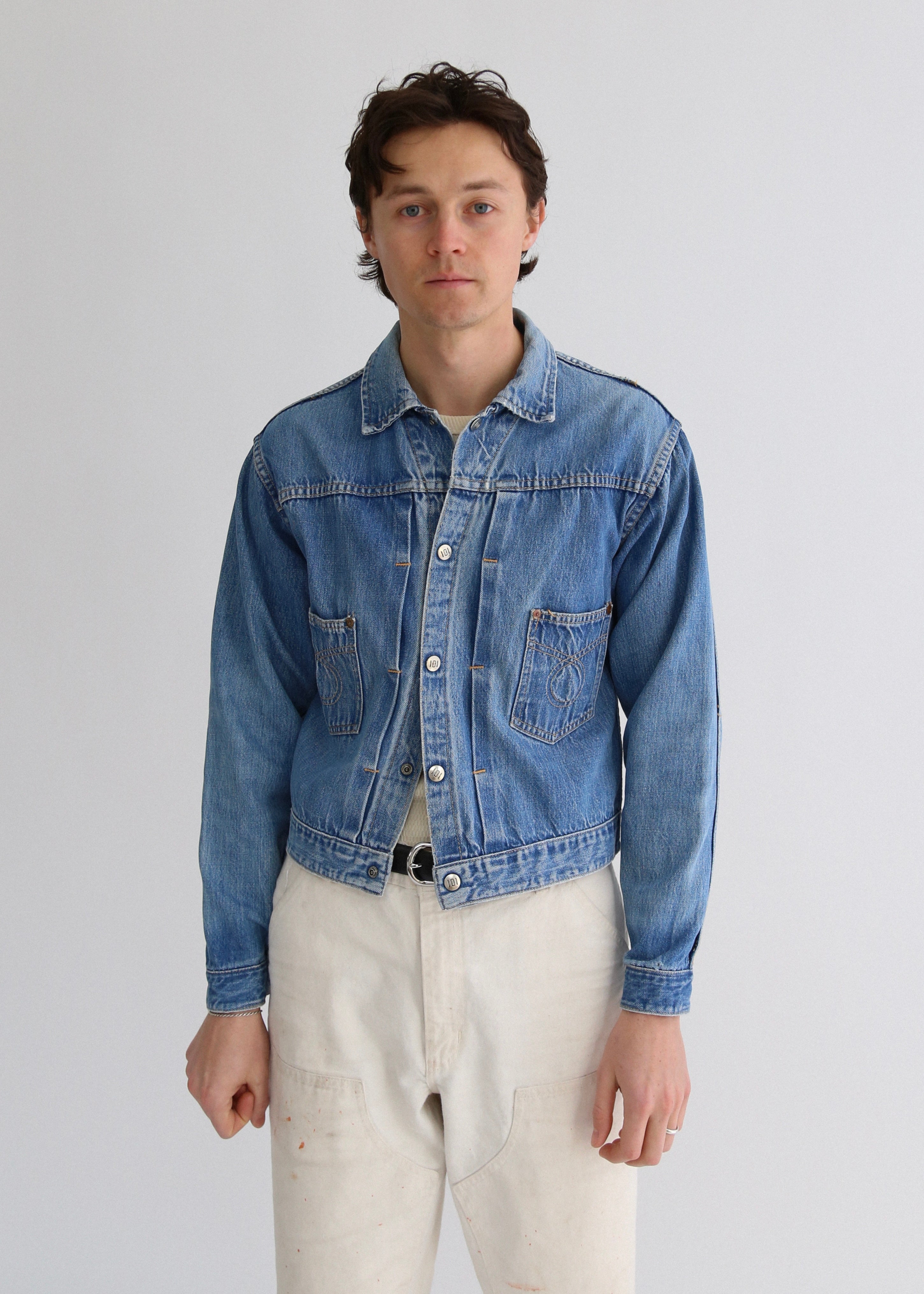 squreemmm　　MONTGOMERY WARD 101 60's Montgomery Ward 101 Denim Jacket – Swimmers