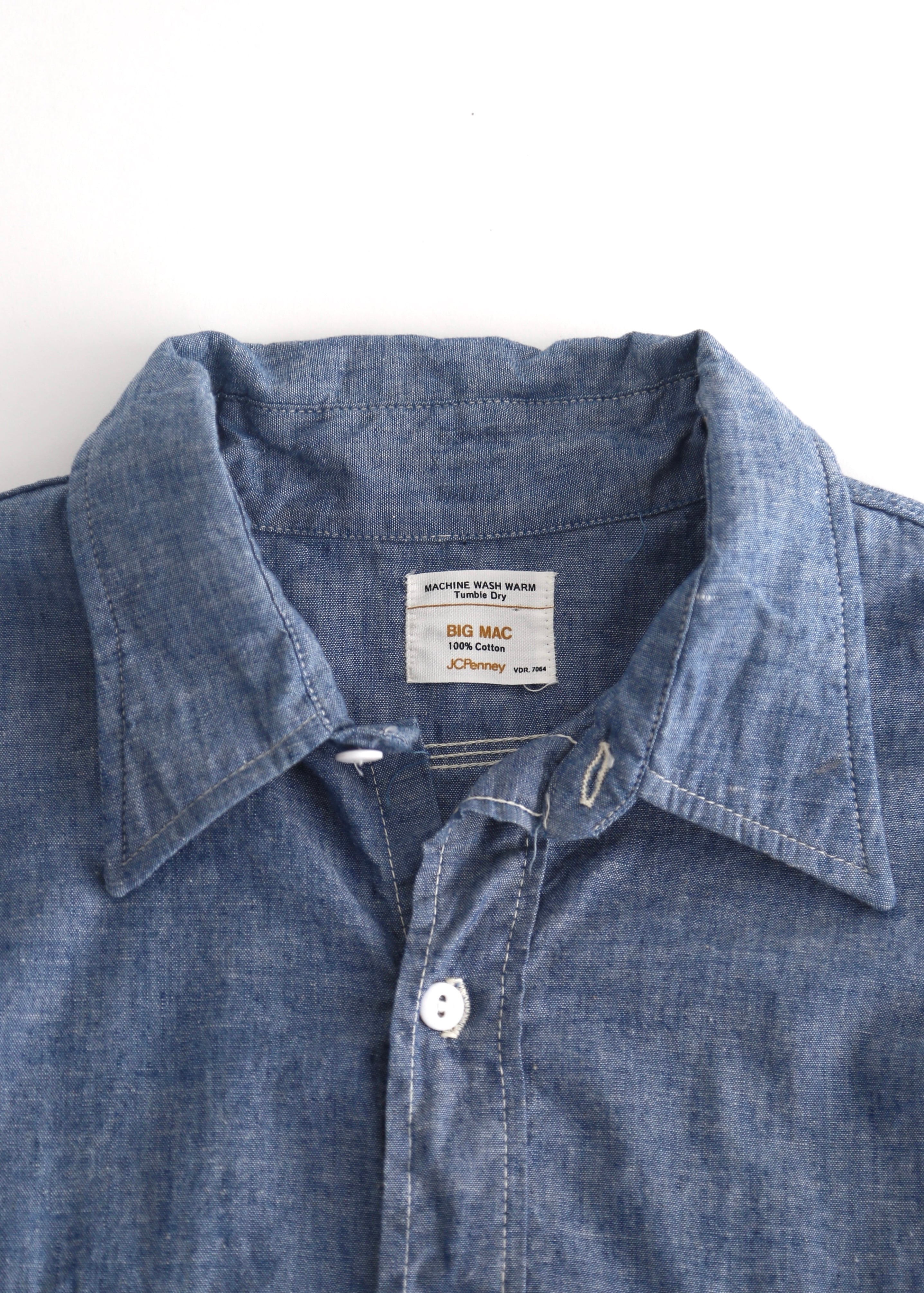 60’S / 70’S ALL COTTON CHAMBRAY
