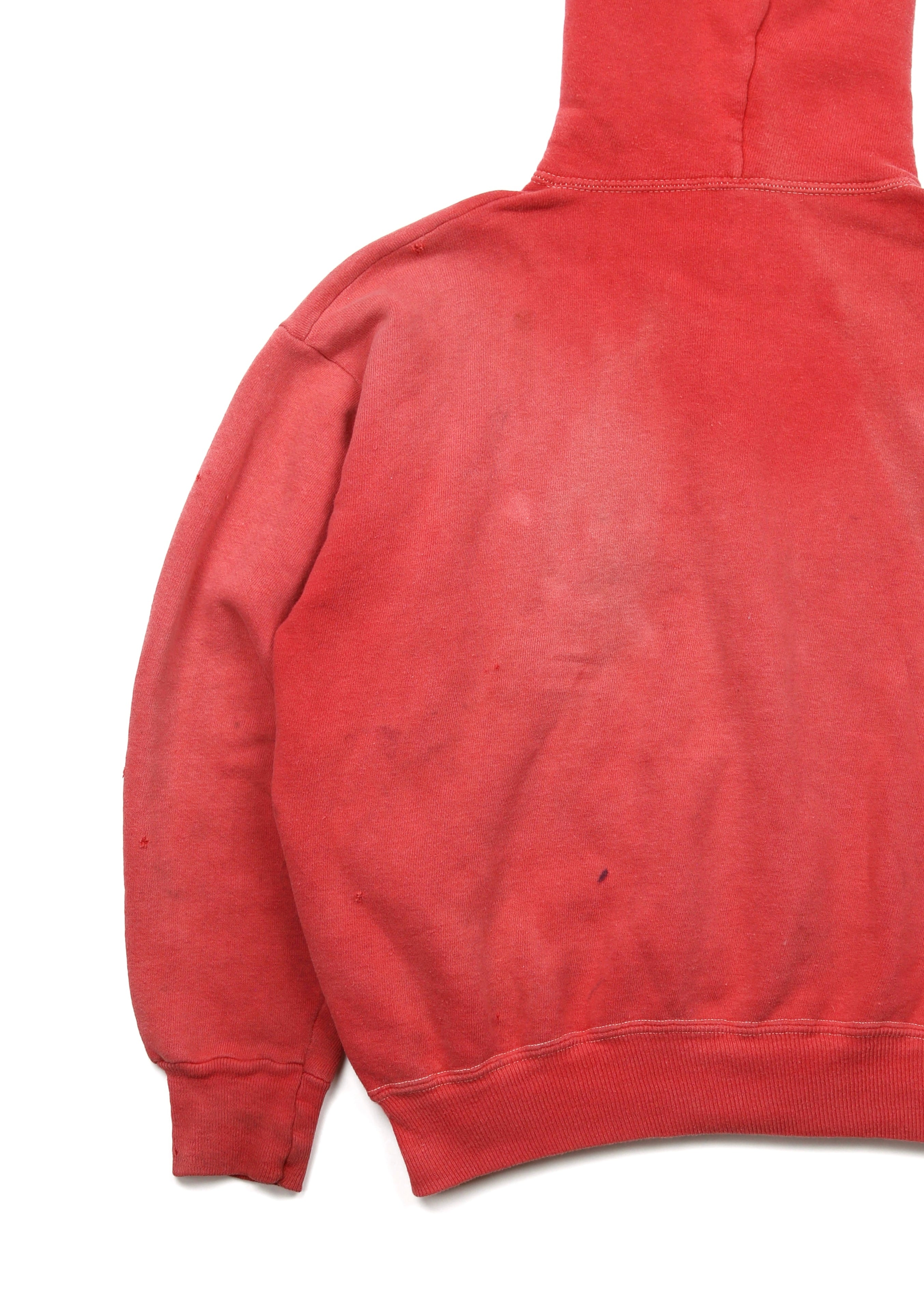 60’s Faded Red Distressed Hoodie