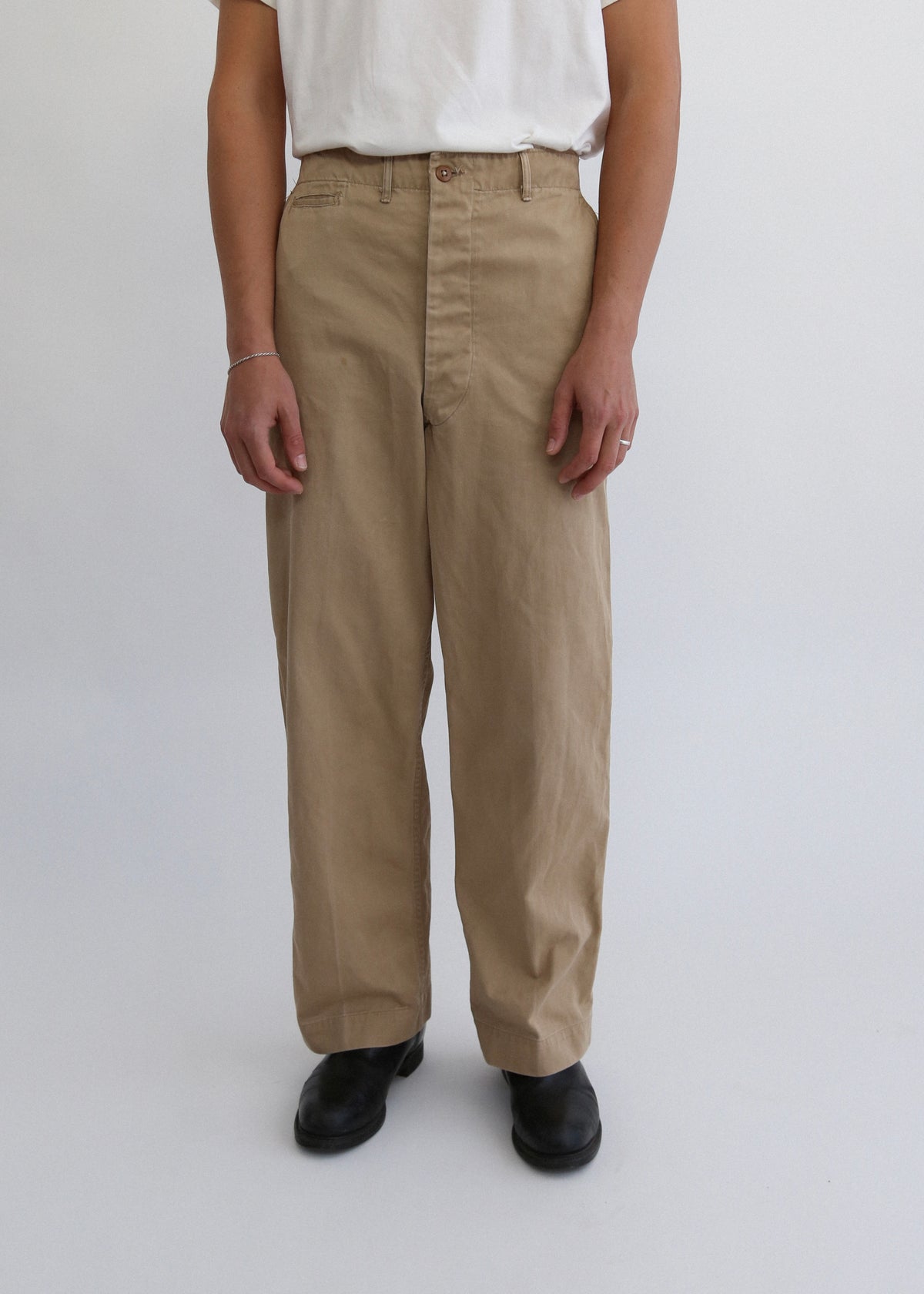 50’S US ARMY KHAKI TROUSER