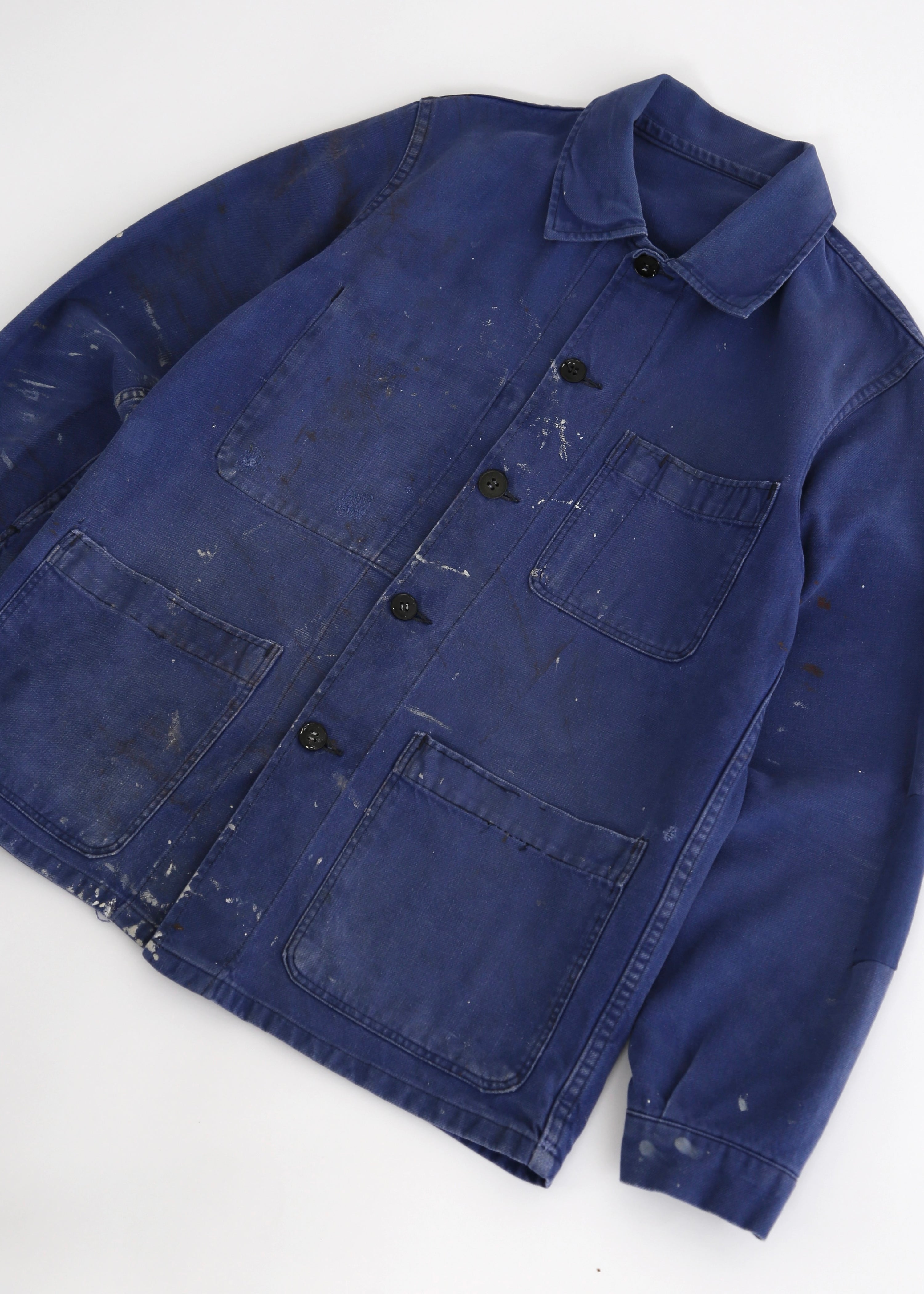 60’S FRENCH PAINT SPLATTERED CHORE JACKET