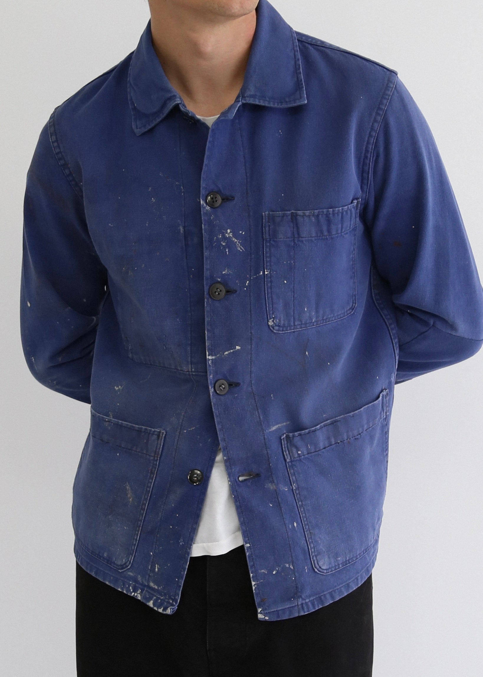 60’S FRENCH PAINT SPLATTERED CHORE JACKET