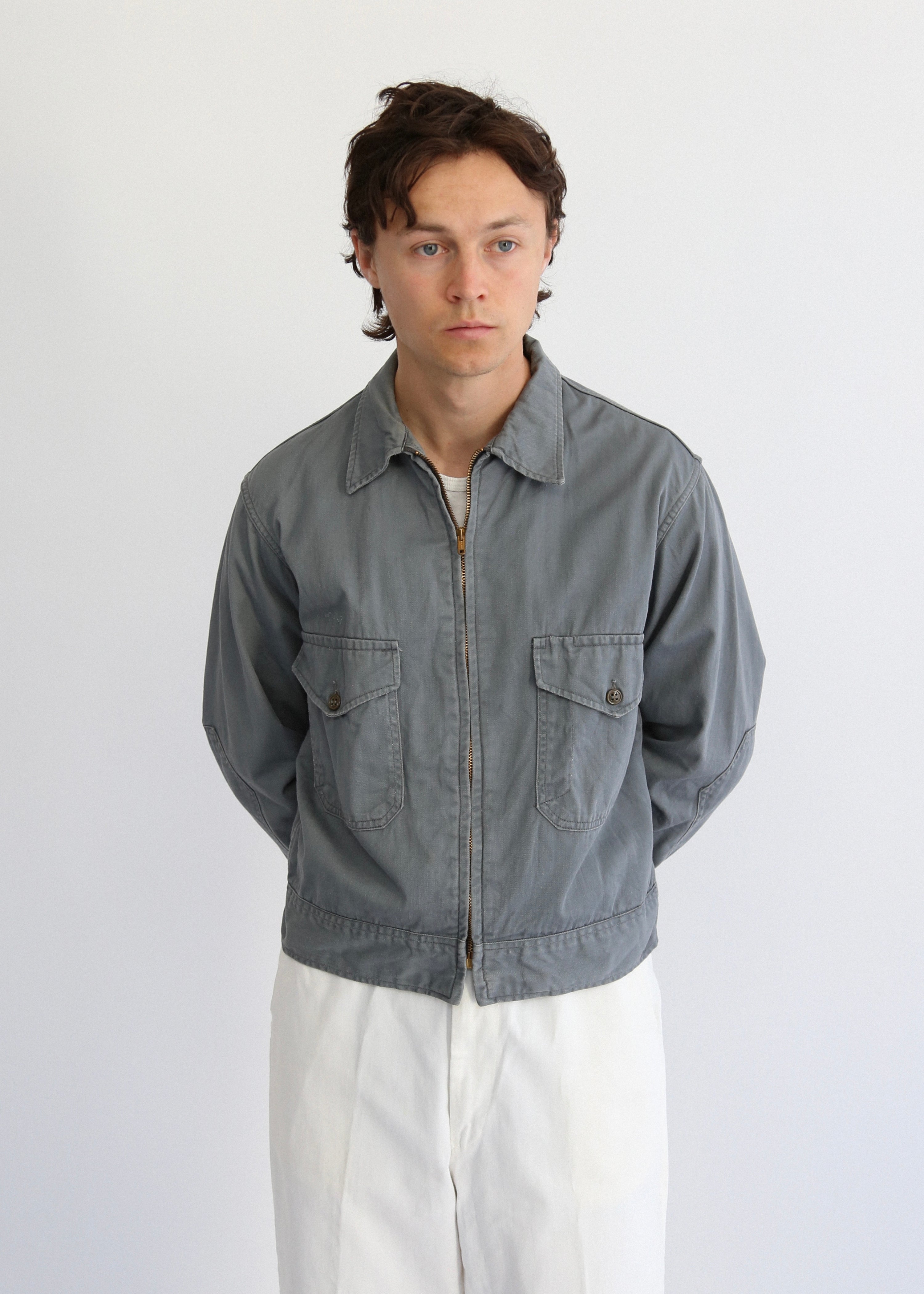 50’s Grey Cotton Work Jacket