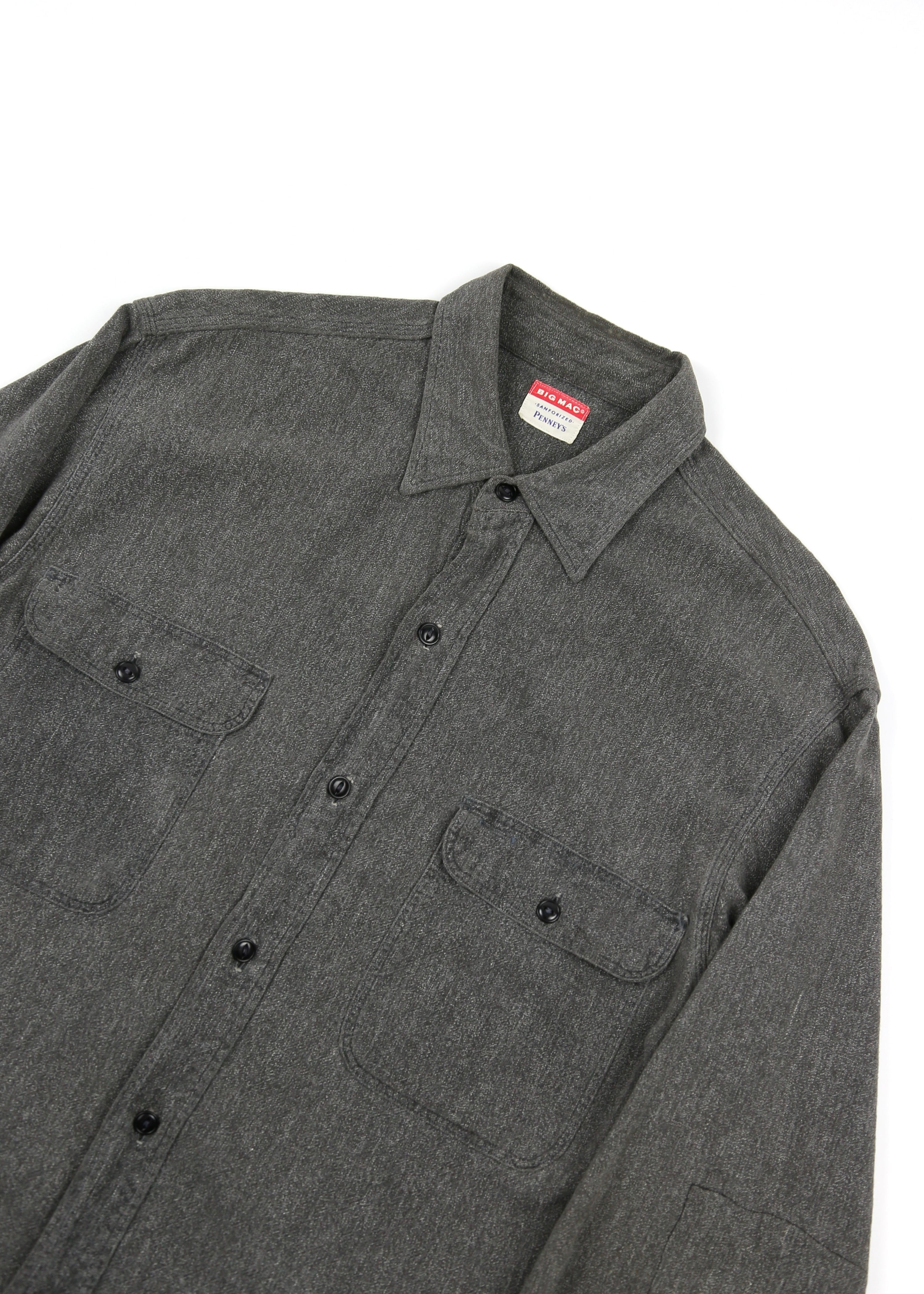 50’s BIG MAC SALT AND PEPPER CHAMBRAY WORK SHIRT