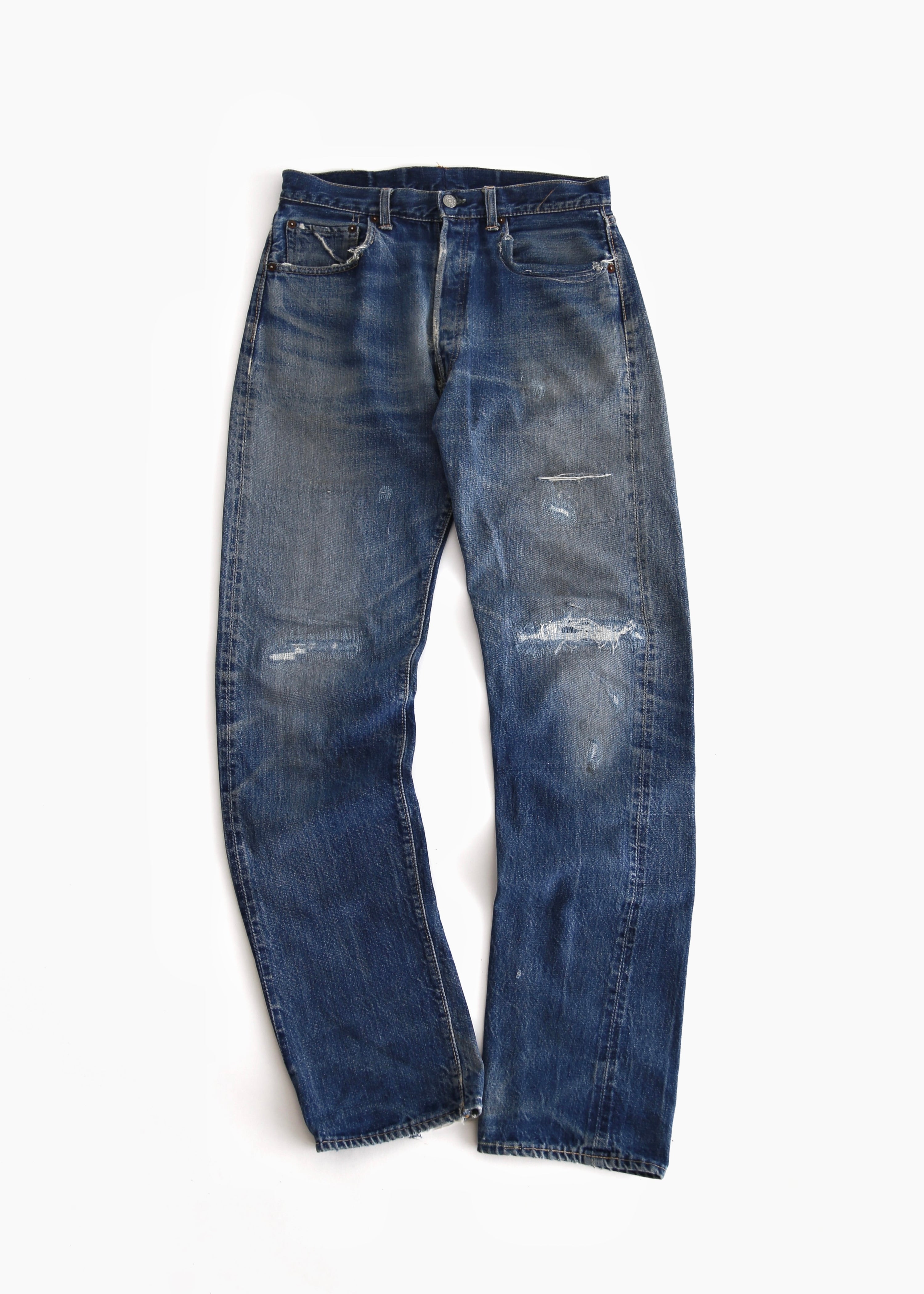 EARLY 60’S BIG E HIDDEN RIVET LEVIS 501 DENIM JEANS