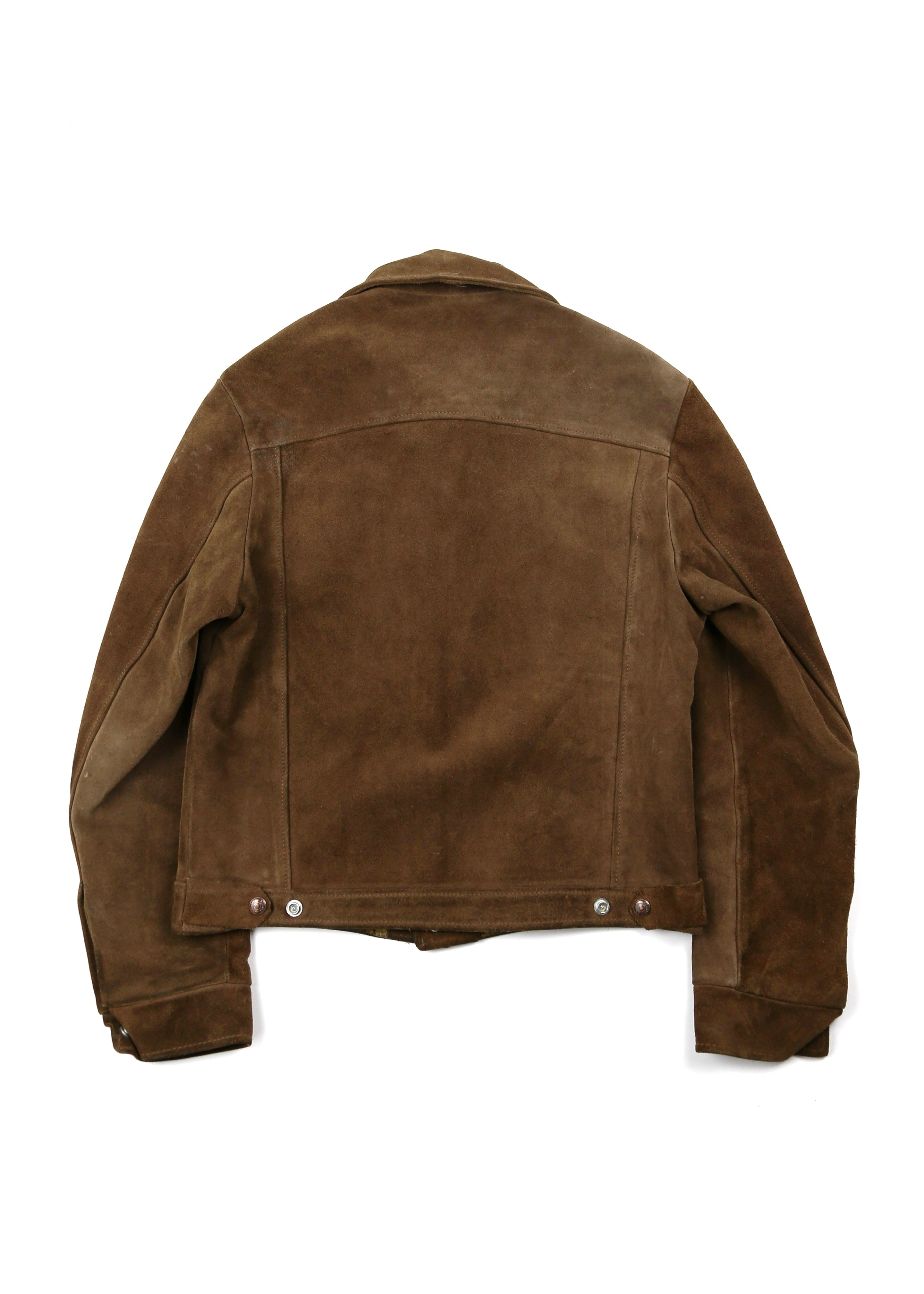 70’s Schott Rancher Suede Trucker Jacket