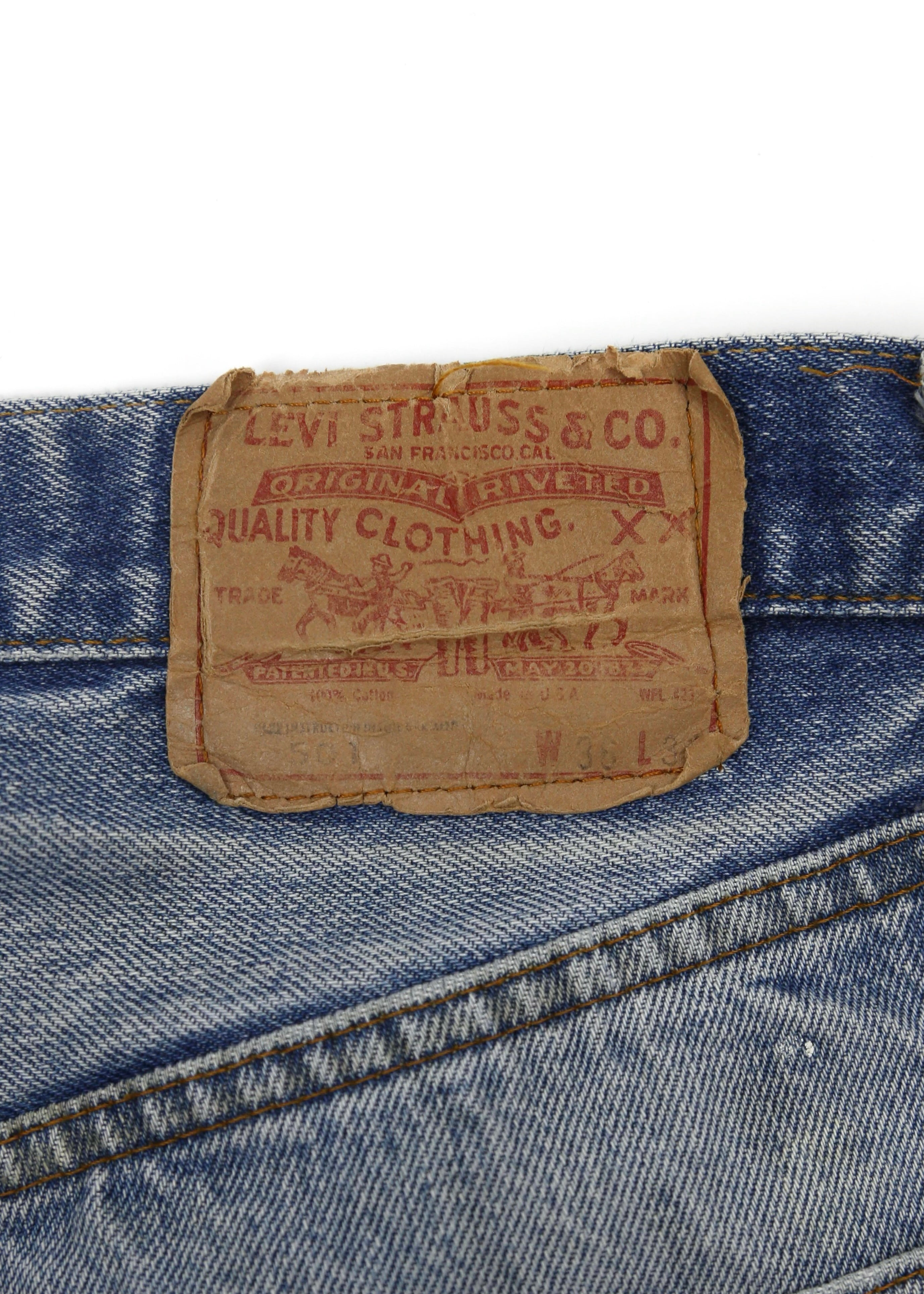 70's/80's Levi's 501 Redline Selvedge Jeans (32) – Swimmers