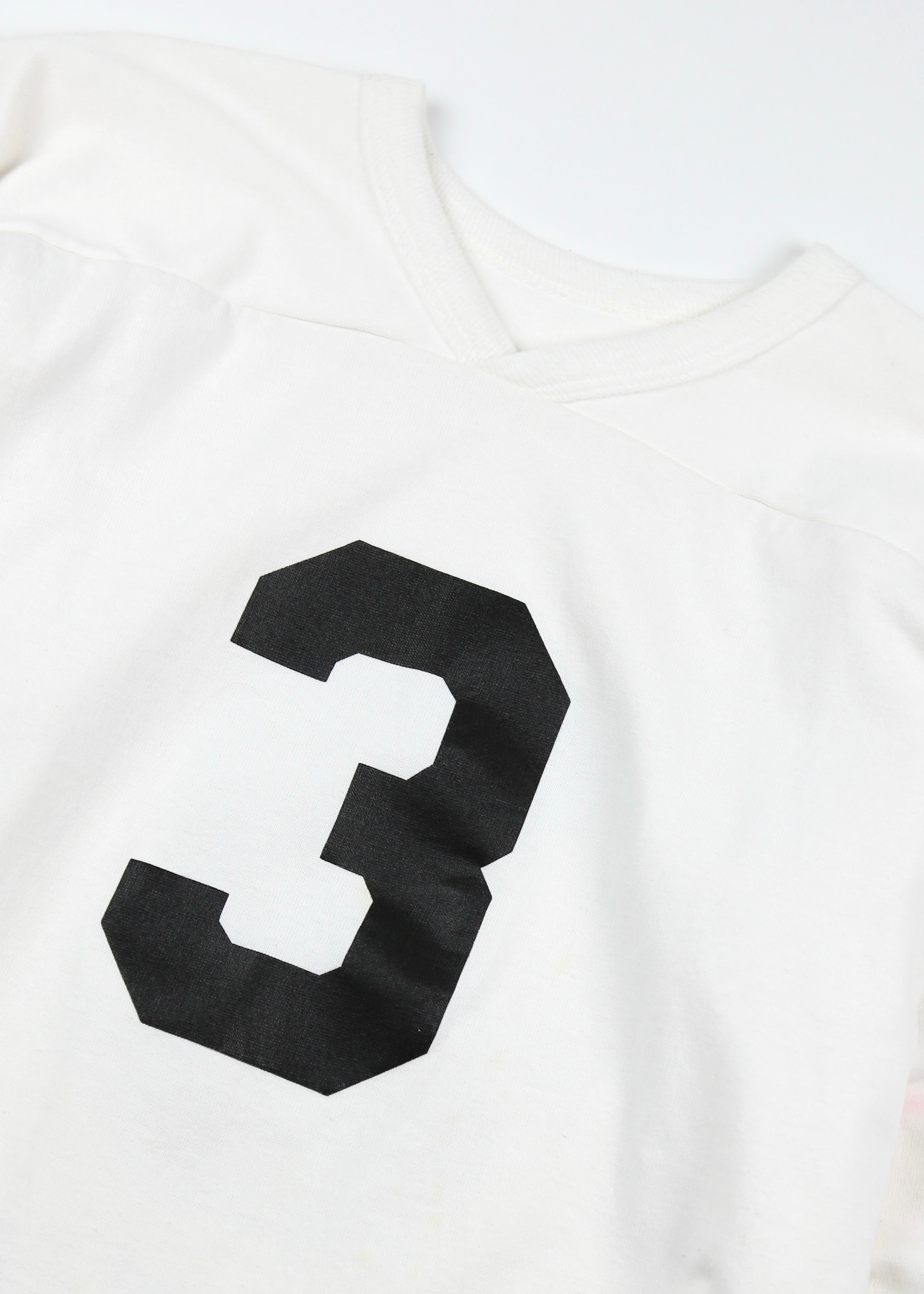 70’s White Cotton Jersey