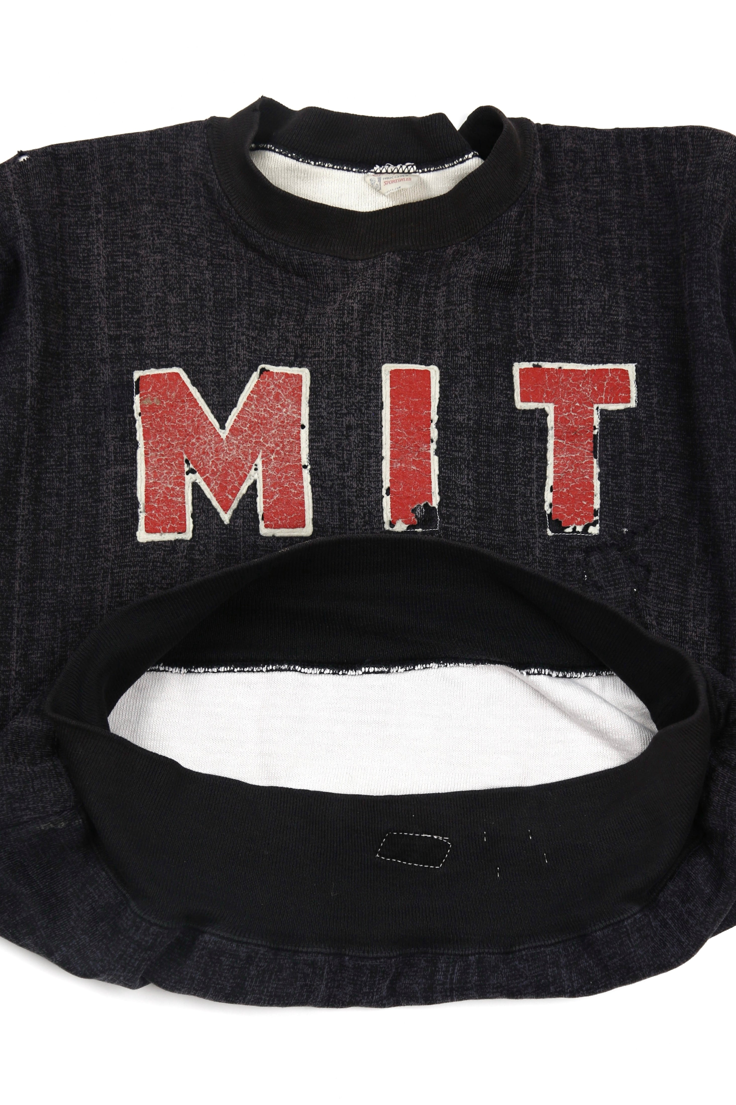 50's Champion “Running Man” Black Double Face Sweatshirt – Swimmers