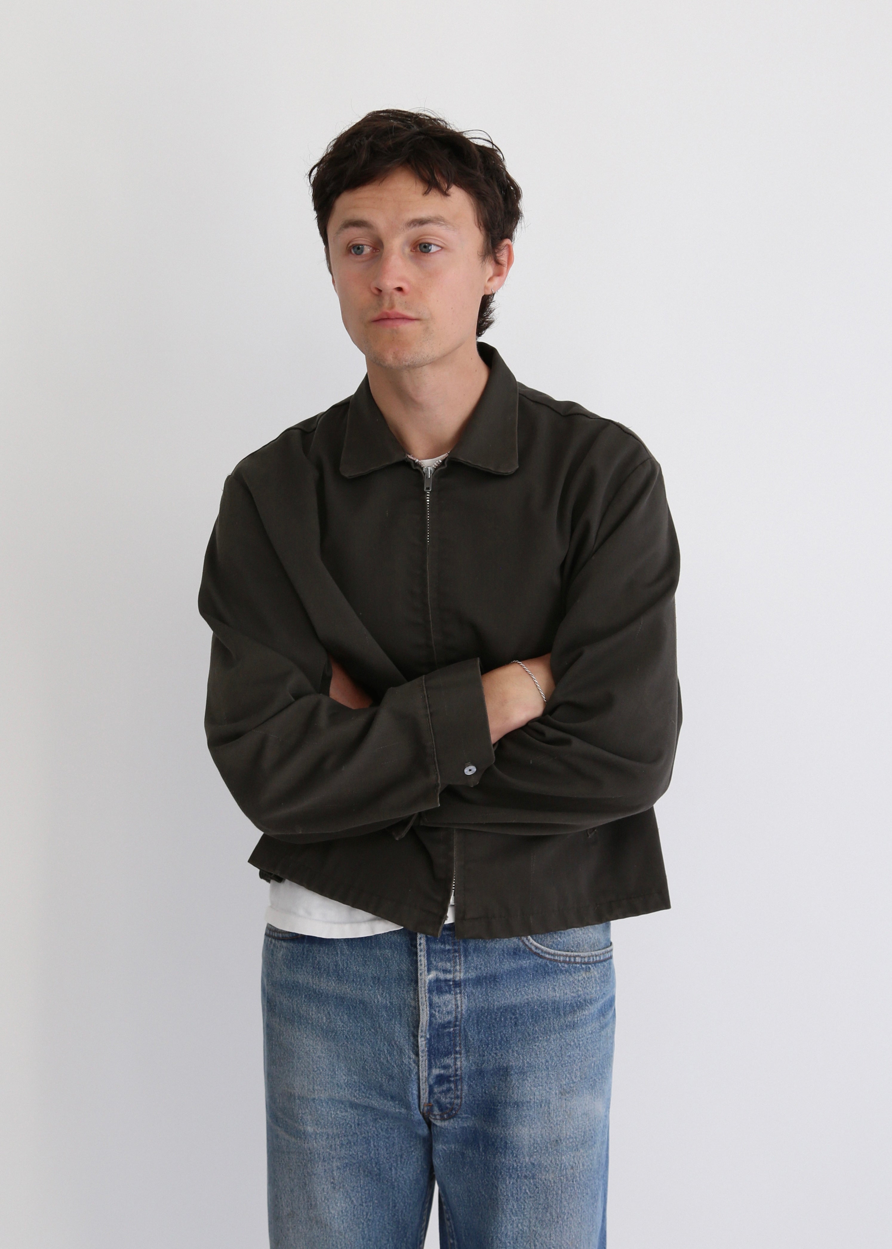 70’S CHARCOAL GREY WORK JACKET