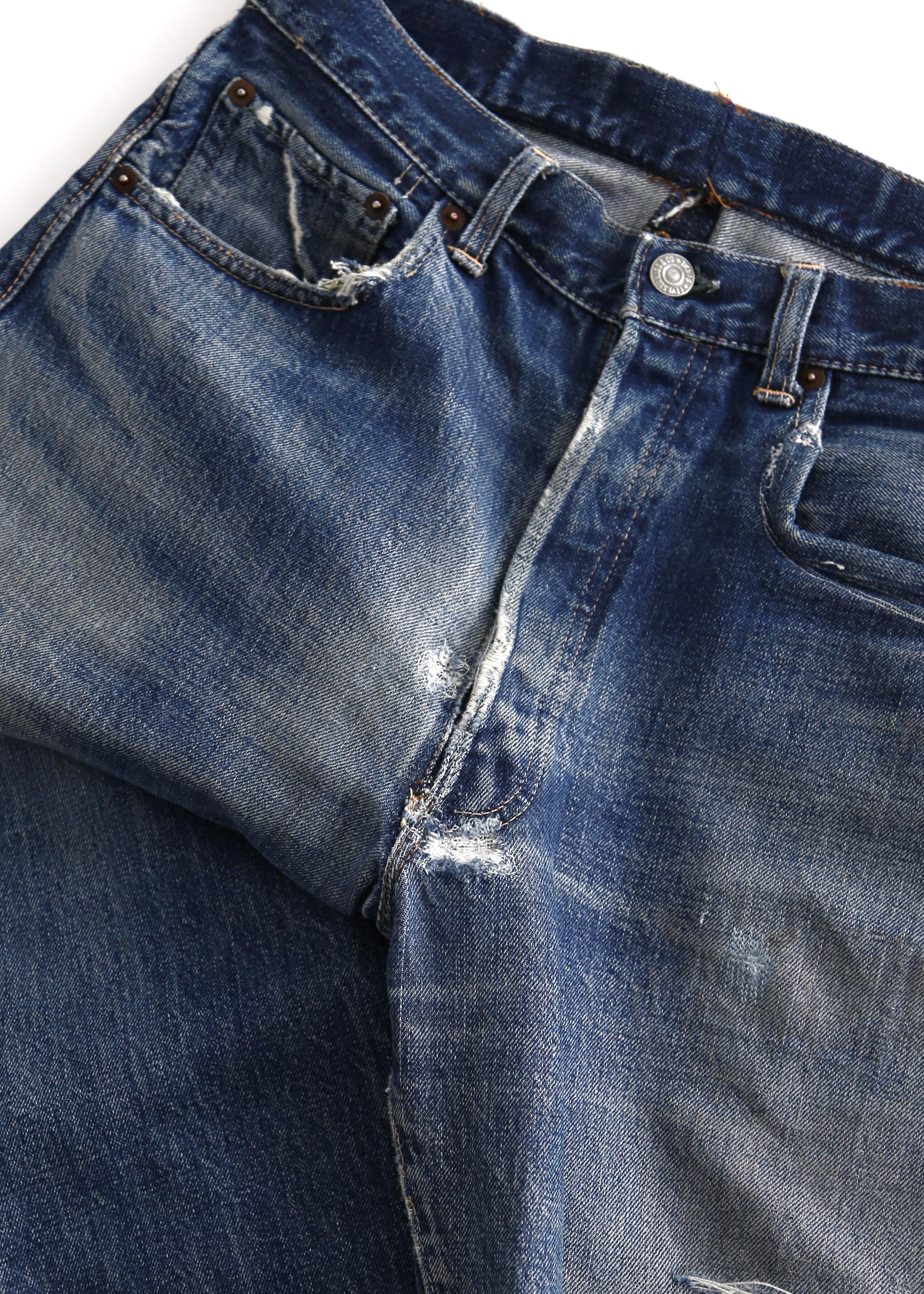 EARLY 60’S BIG E HIDDEN RIVET LEVIS 501 DENIM JEANS