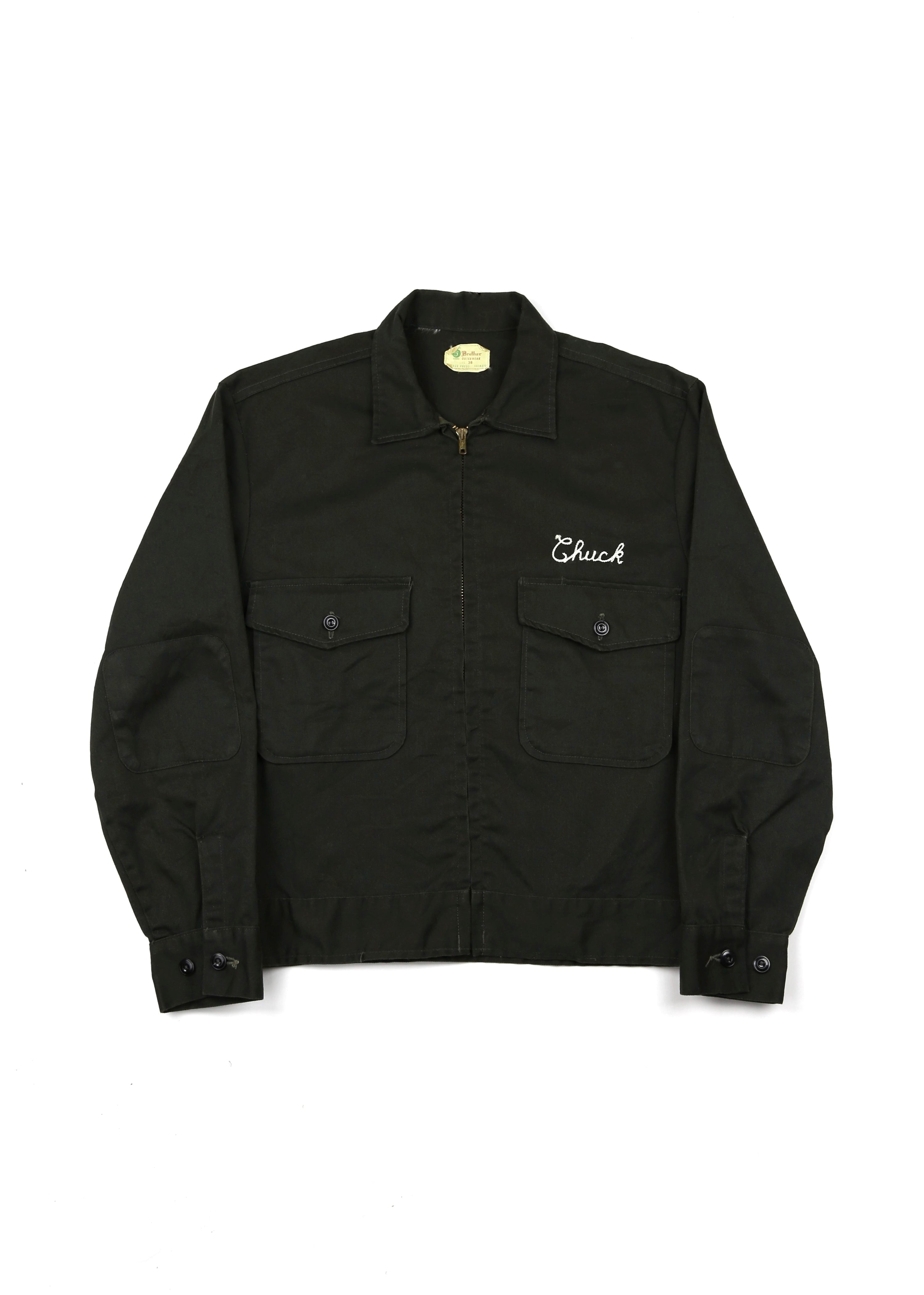 60’s Chainstitch Embroidered Two Pocket Work Jacket
