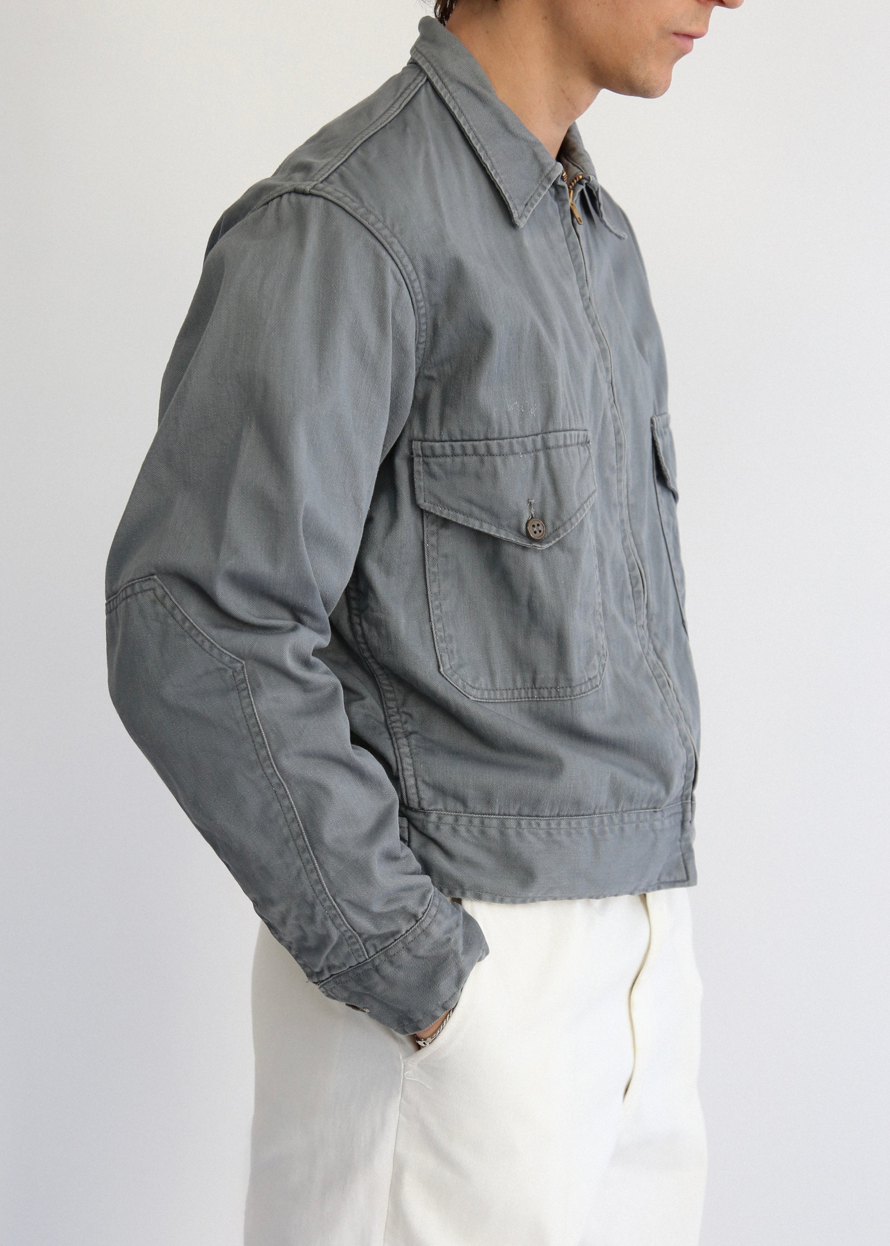 50’s Grey Cotton Work Jacket