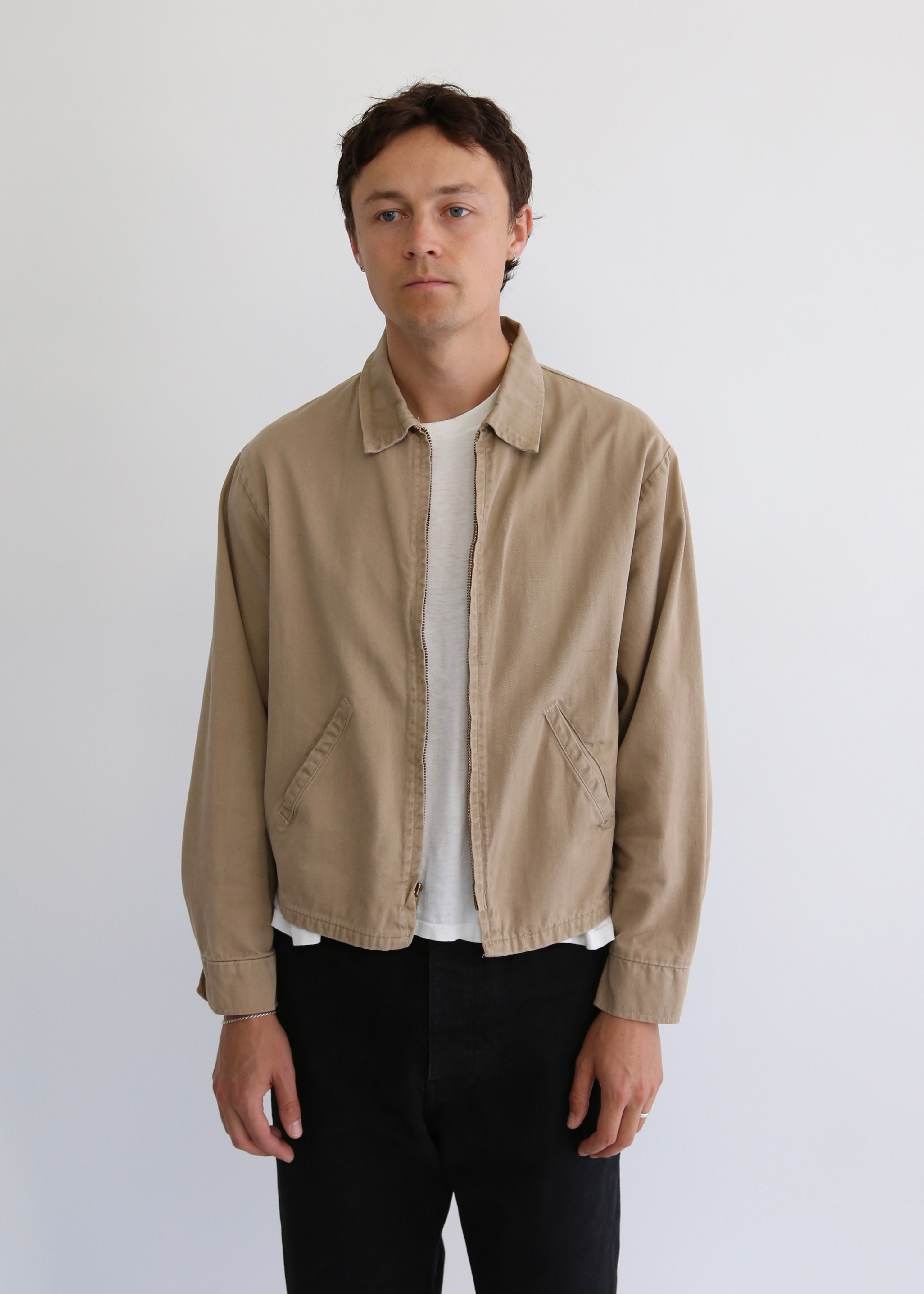 60’S KEY KHAKI WORK JACKET