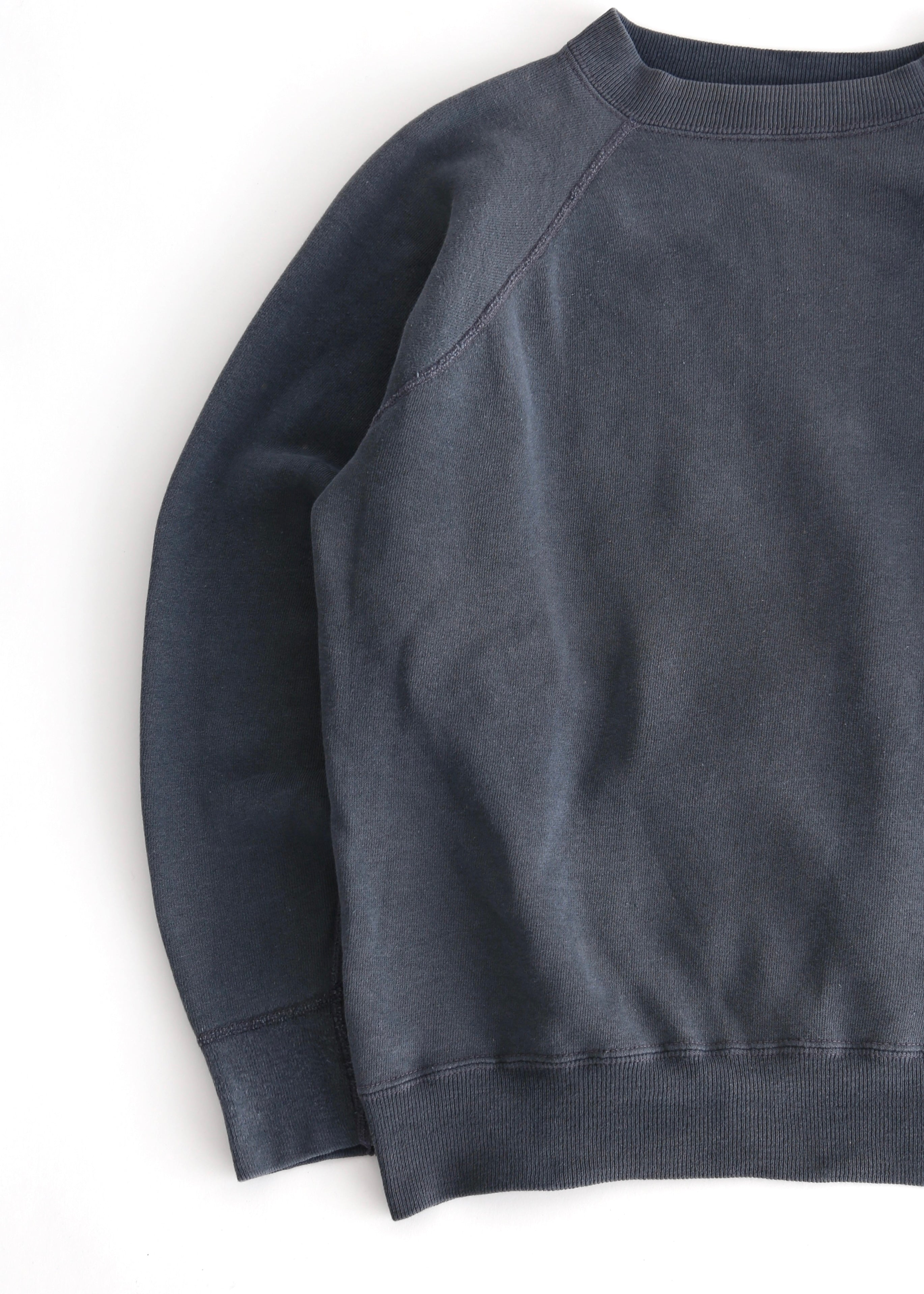 60’S SLATE GREY RAGLAN SWEATSHIRT