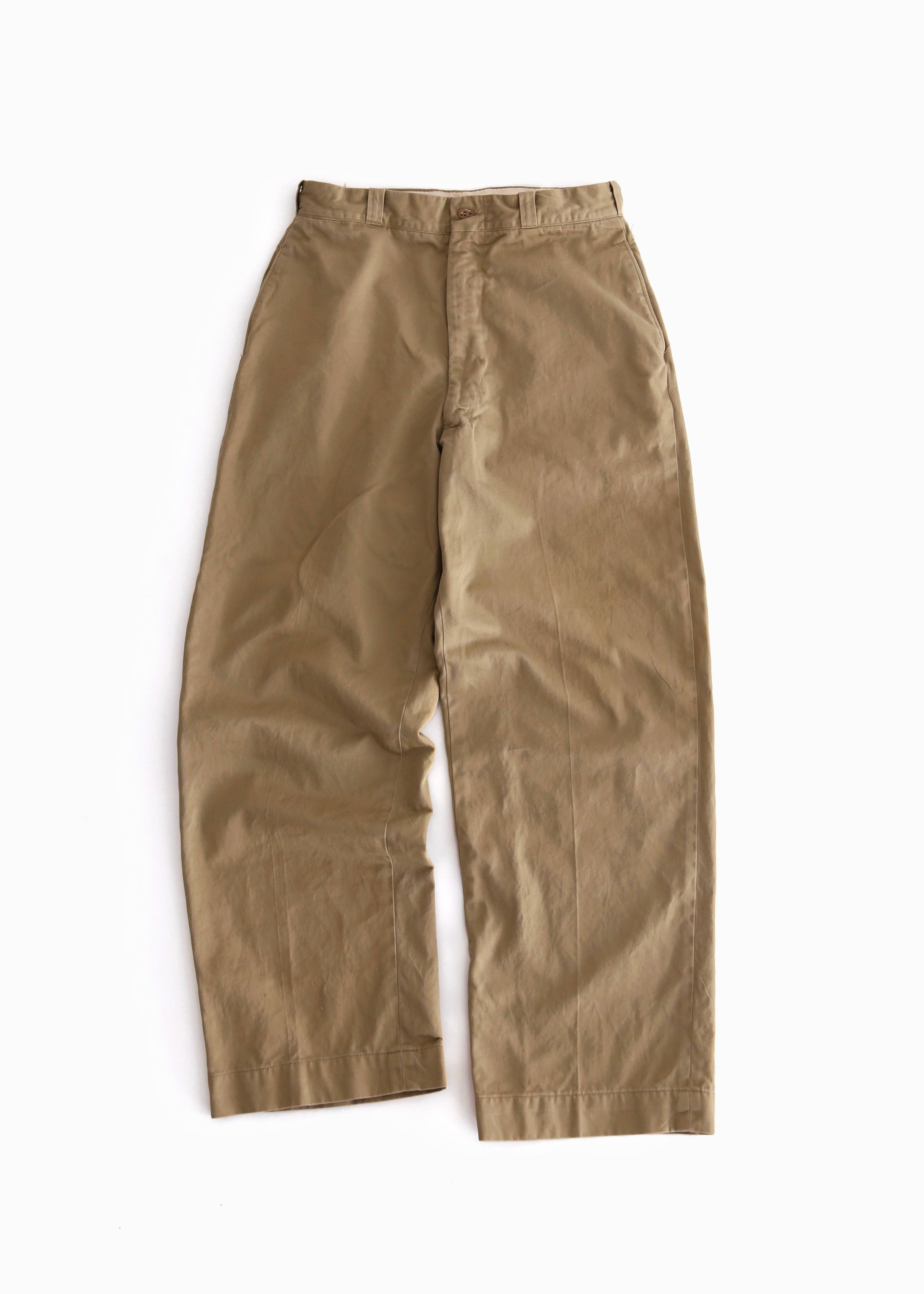 60’S US ARMY KHAKI TROUSERS