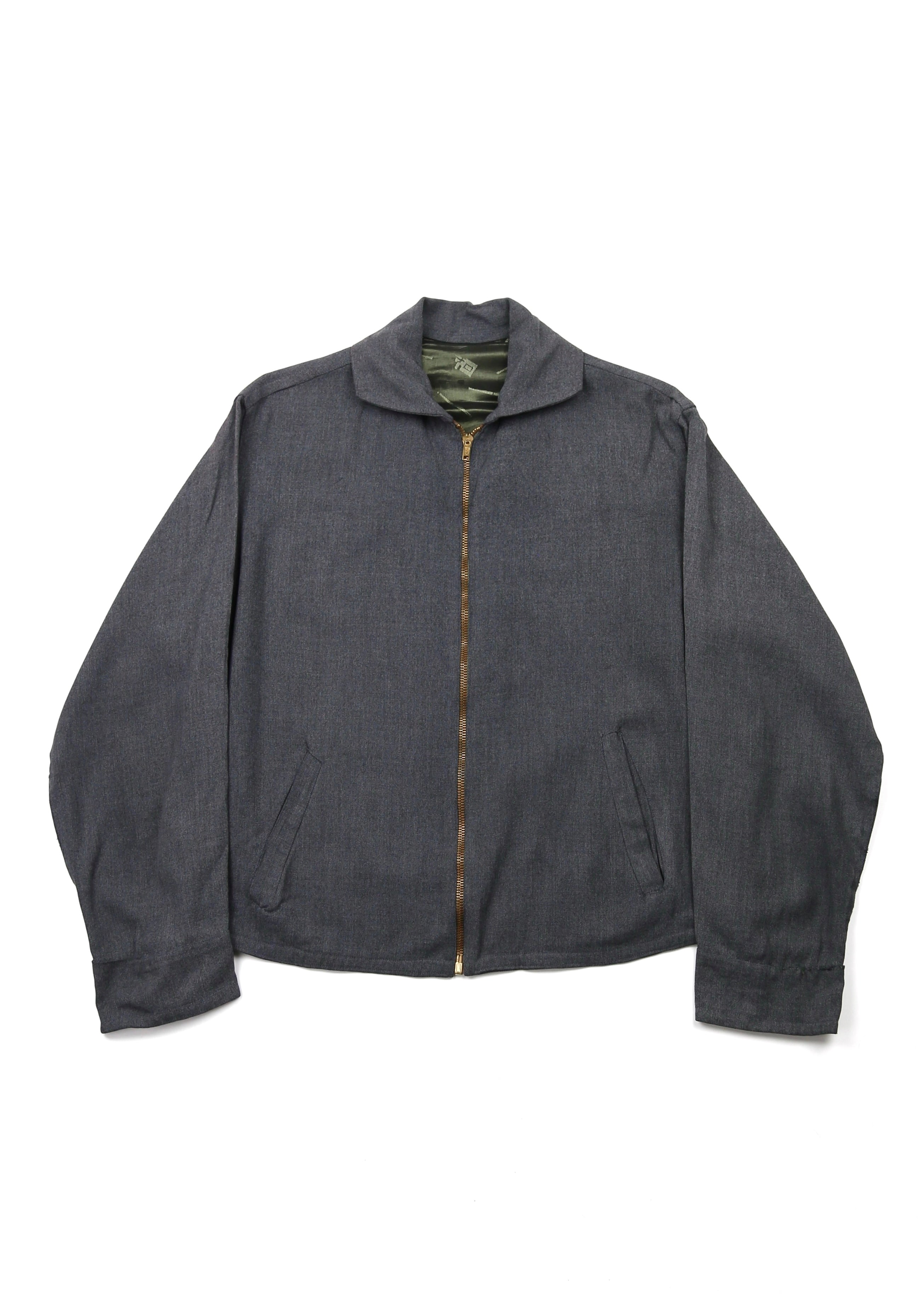 50’s Dark Grey Gabardine Ricky Jacket