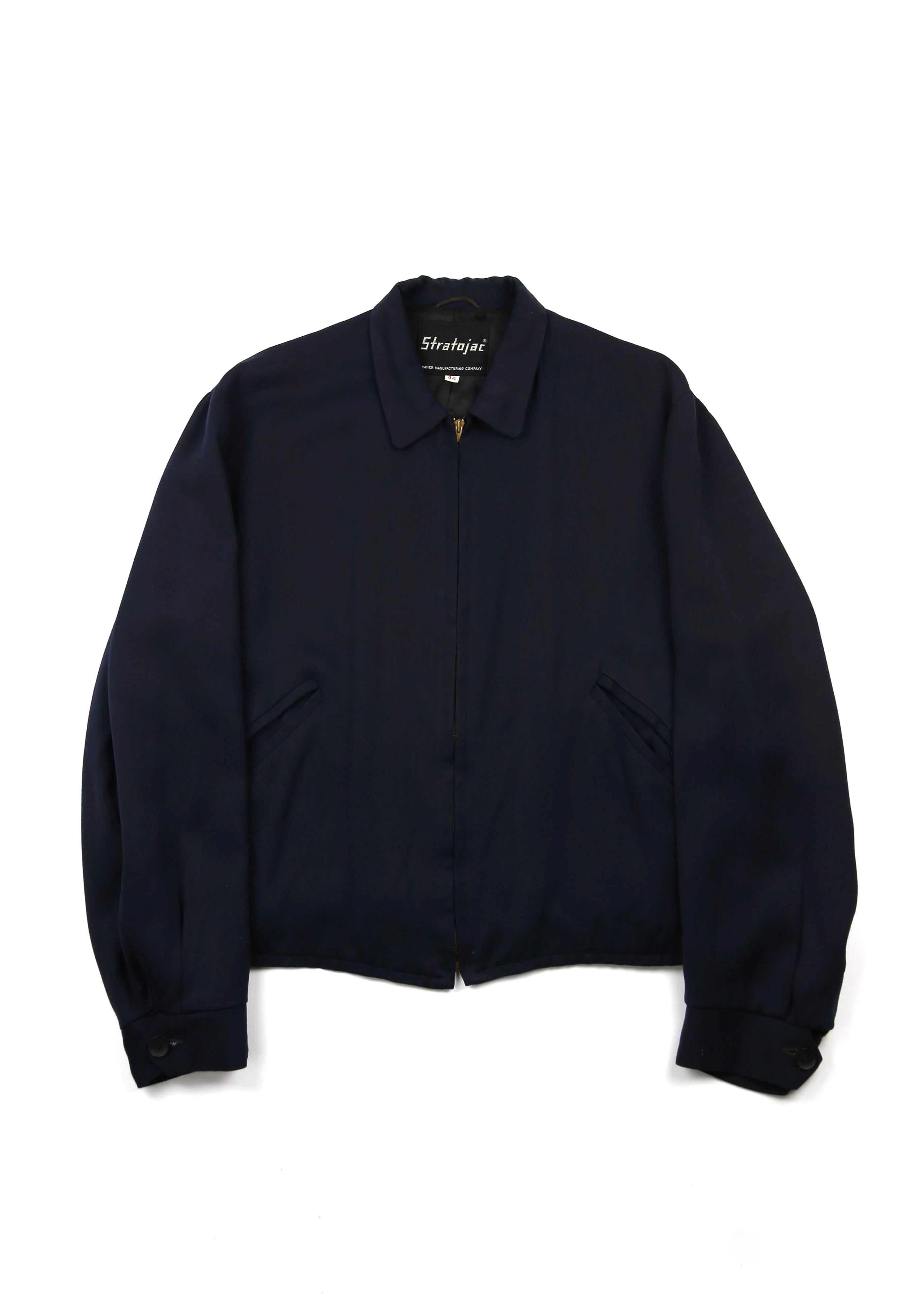 60’s Midnight Navy Gabardine Ricky Jacket