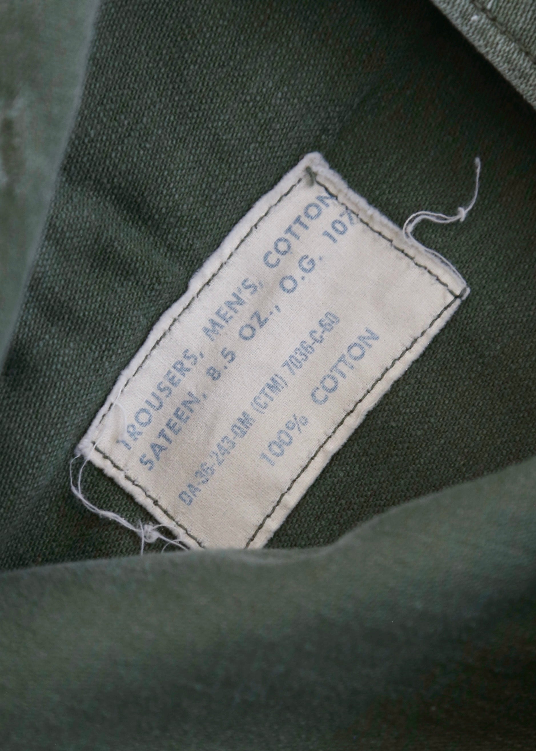 60’S 1ST PATTERN OG-107 TROUSER