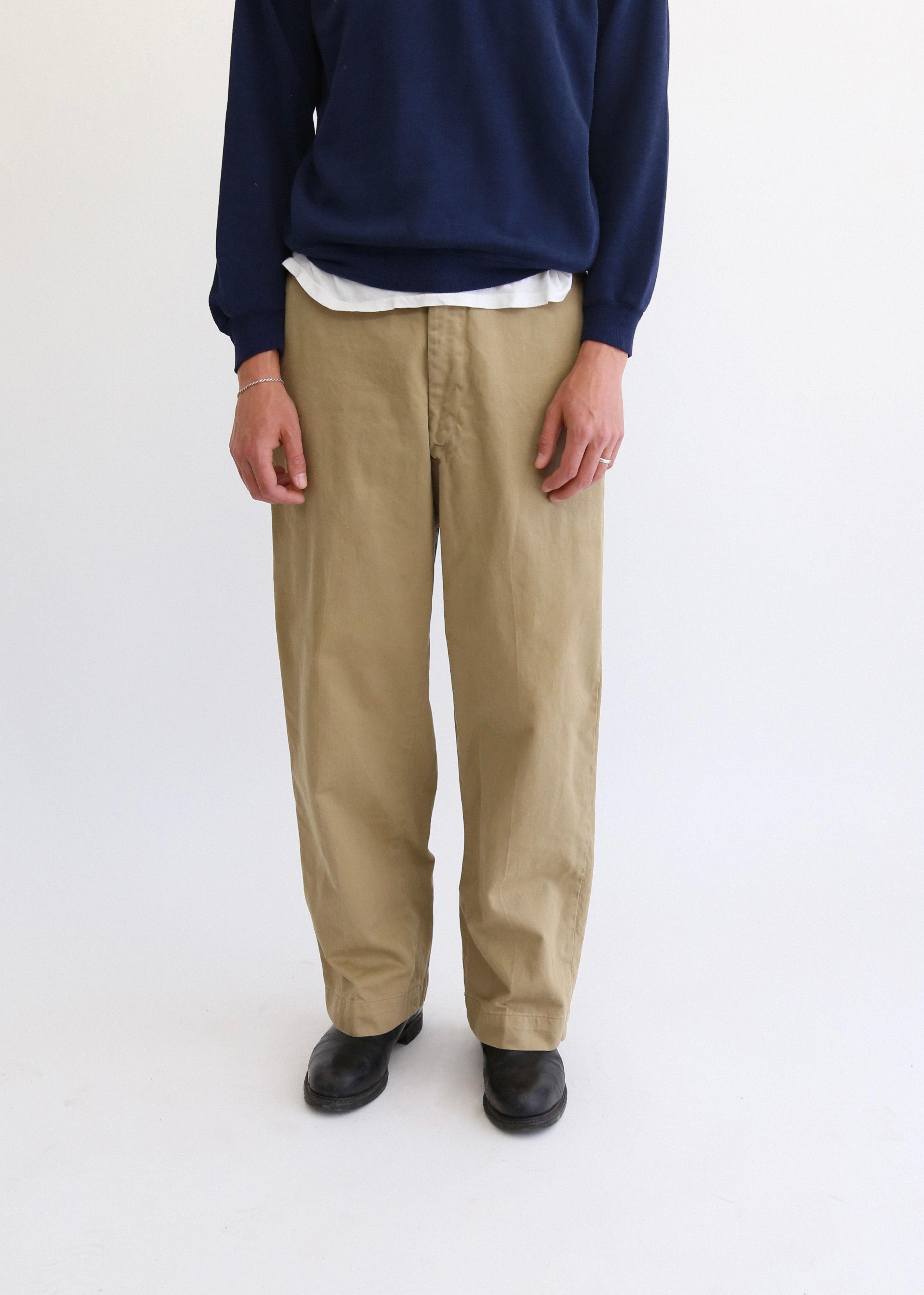 60’S US ARMY KHAKI TROUSERS