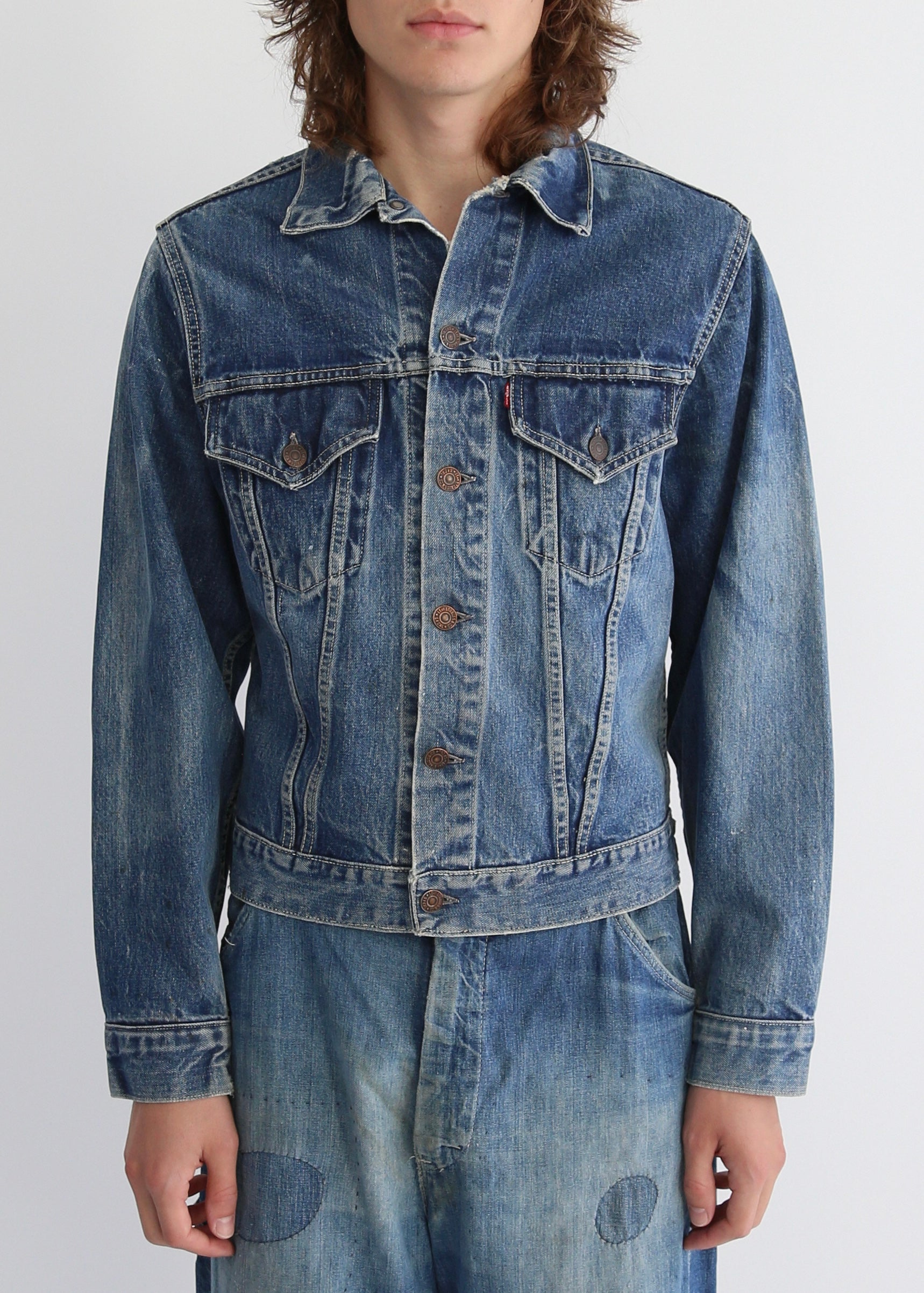あ*ず様 LEVI’S 557 Big E Denim Jacket 1960s vintage 60s Levis Big E 557XX Denim jacket Zero Stamp On Button | eBay