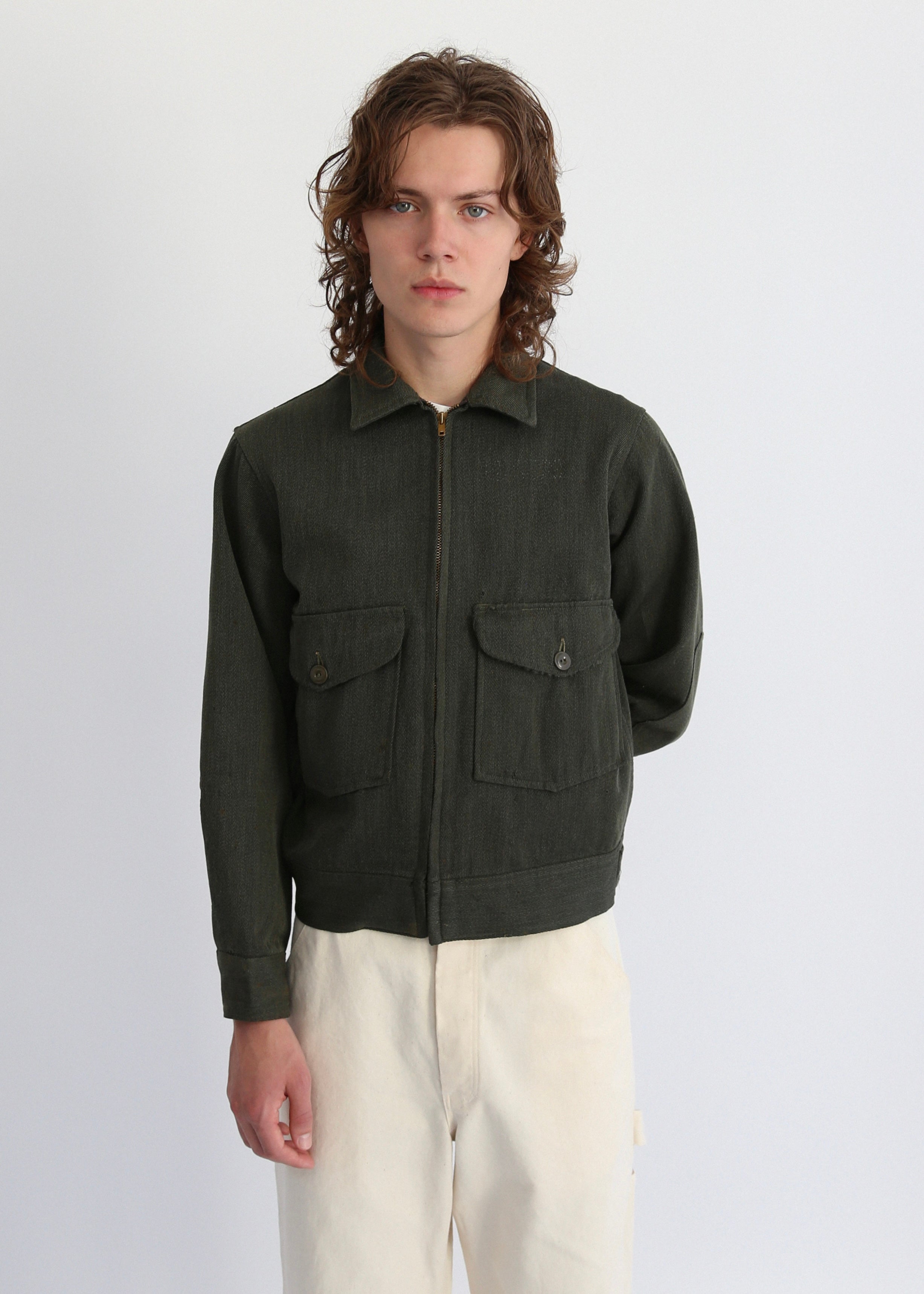 60’s Whipcord Two Pocket Work Jacket