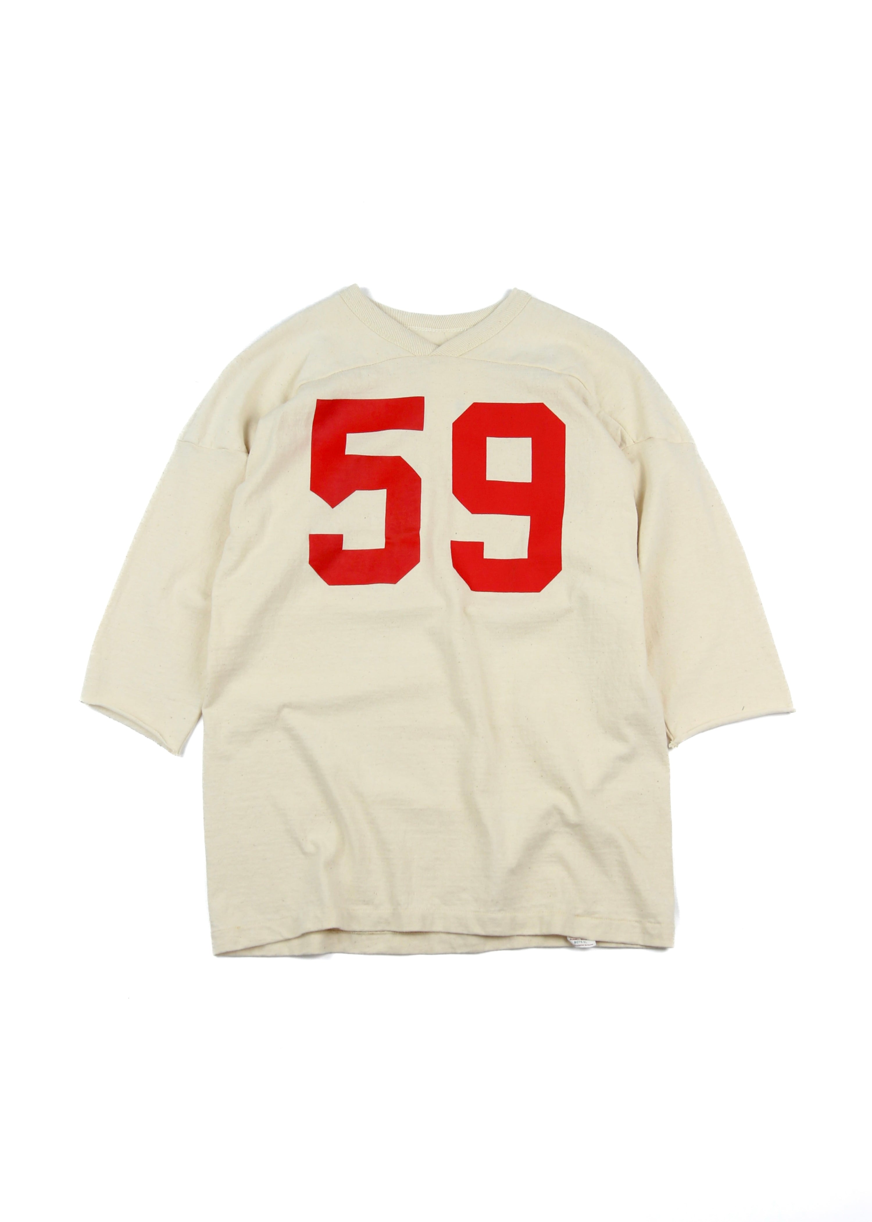 70’s Ecru Cotton Jersey