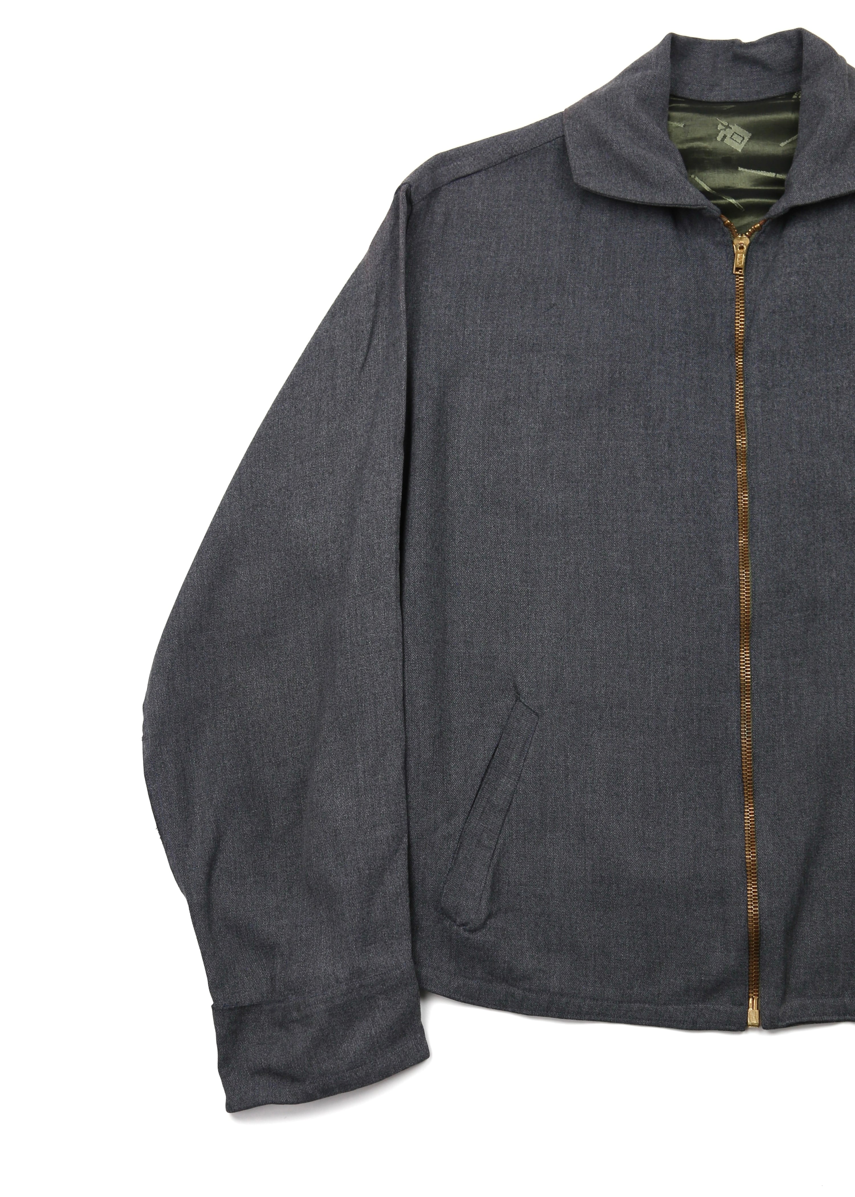 50’s Dark Grey Gabardine Ricky Jacket