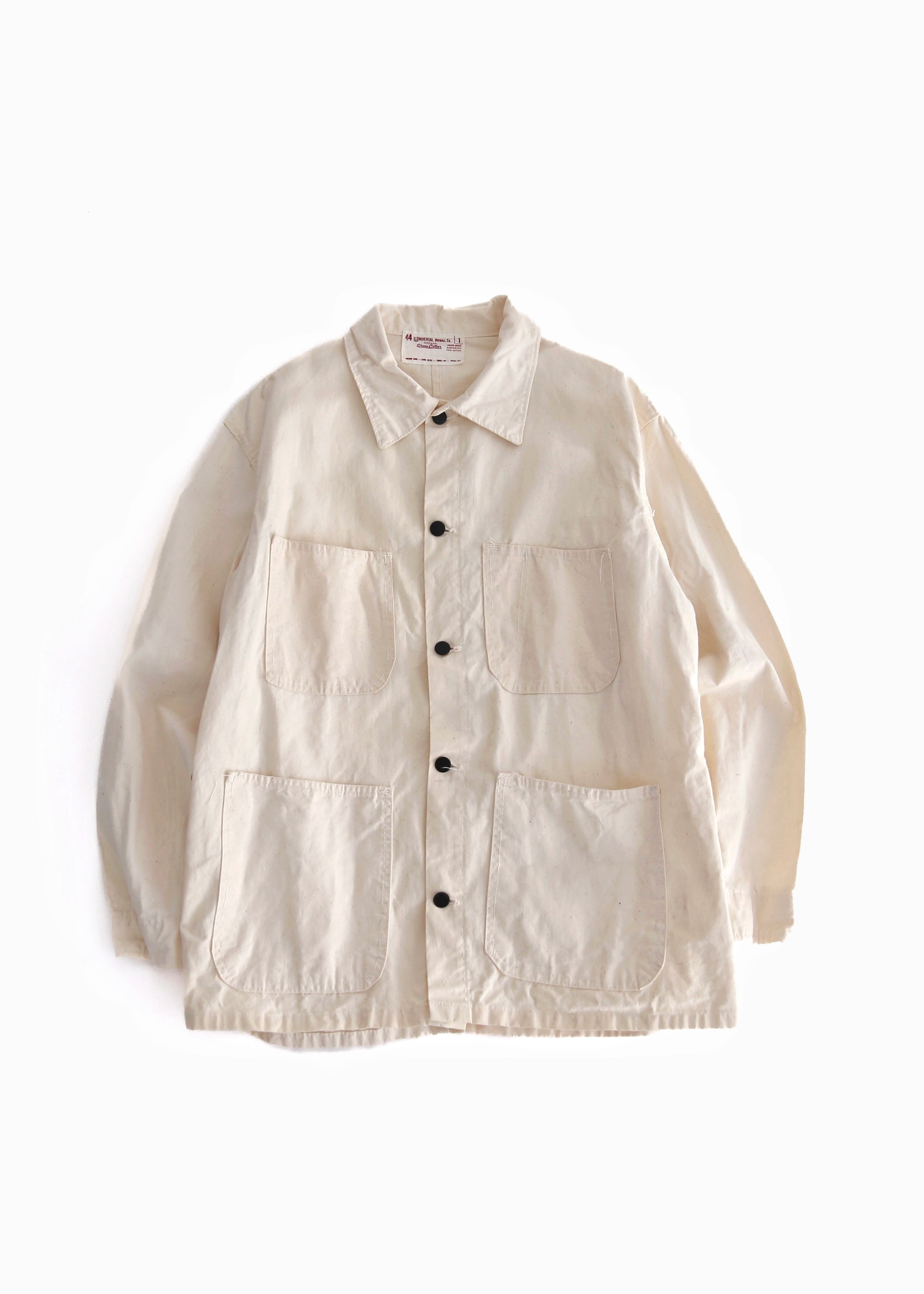 60’S ECRU STONE CUTTER CHORE JACKET