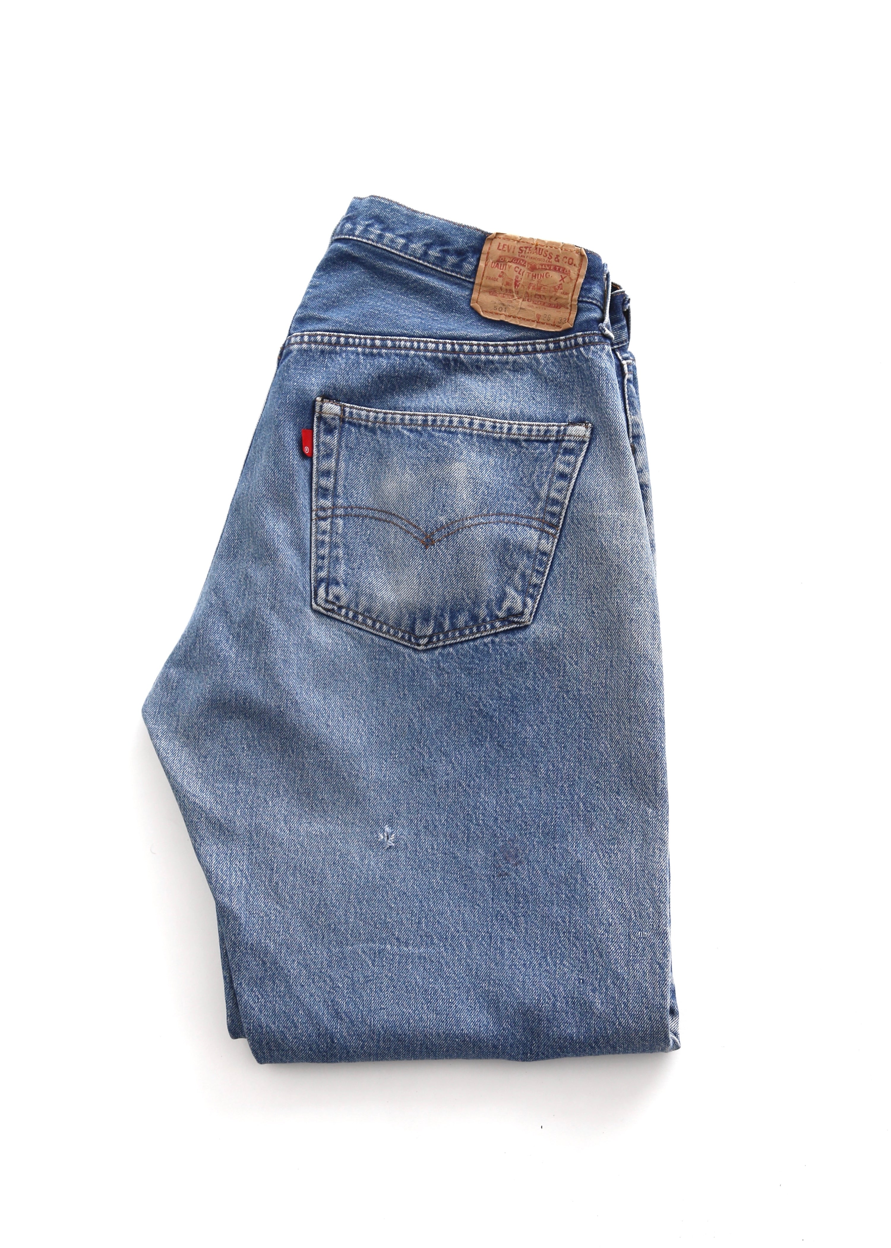80’S LEVIS 501 REDLINE SELVEDGE DENIM JEANS
