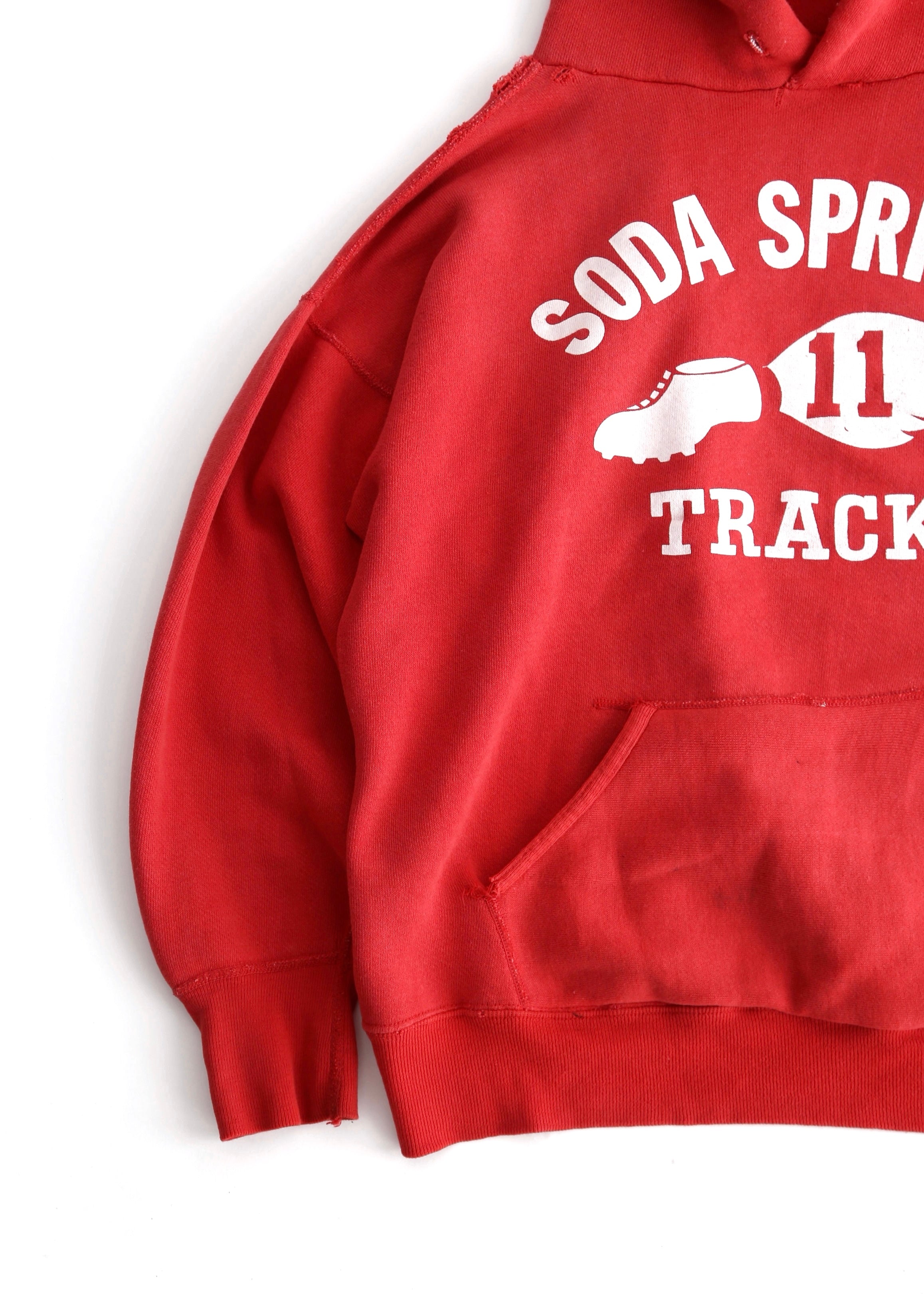 50’S / 60’S FADED RED TRACK HOODIE