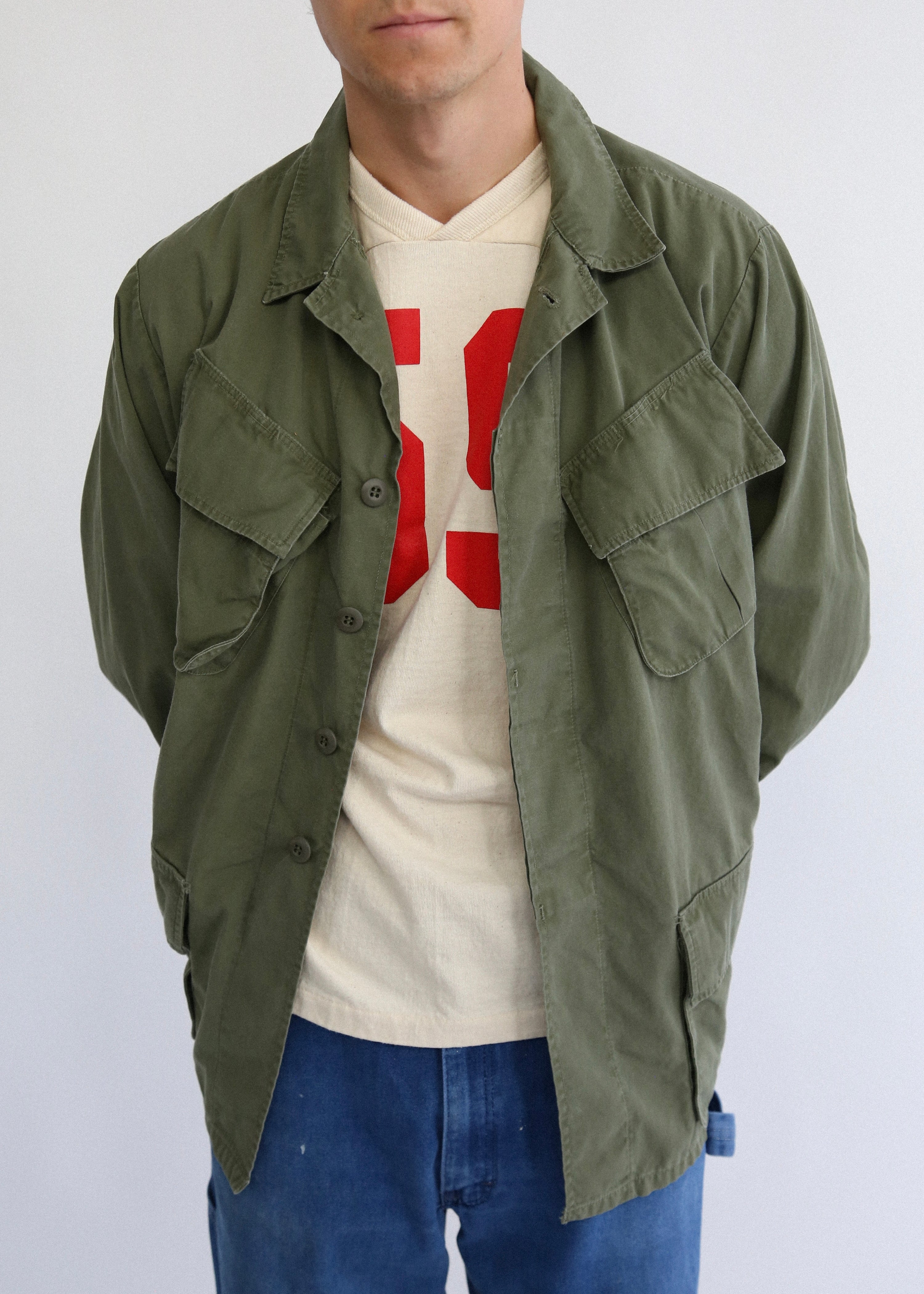 70’s Ecru Cotton Jersey