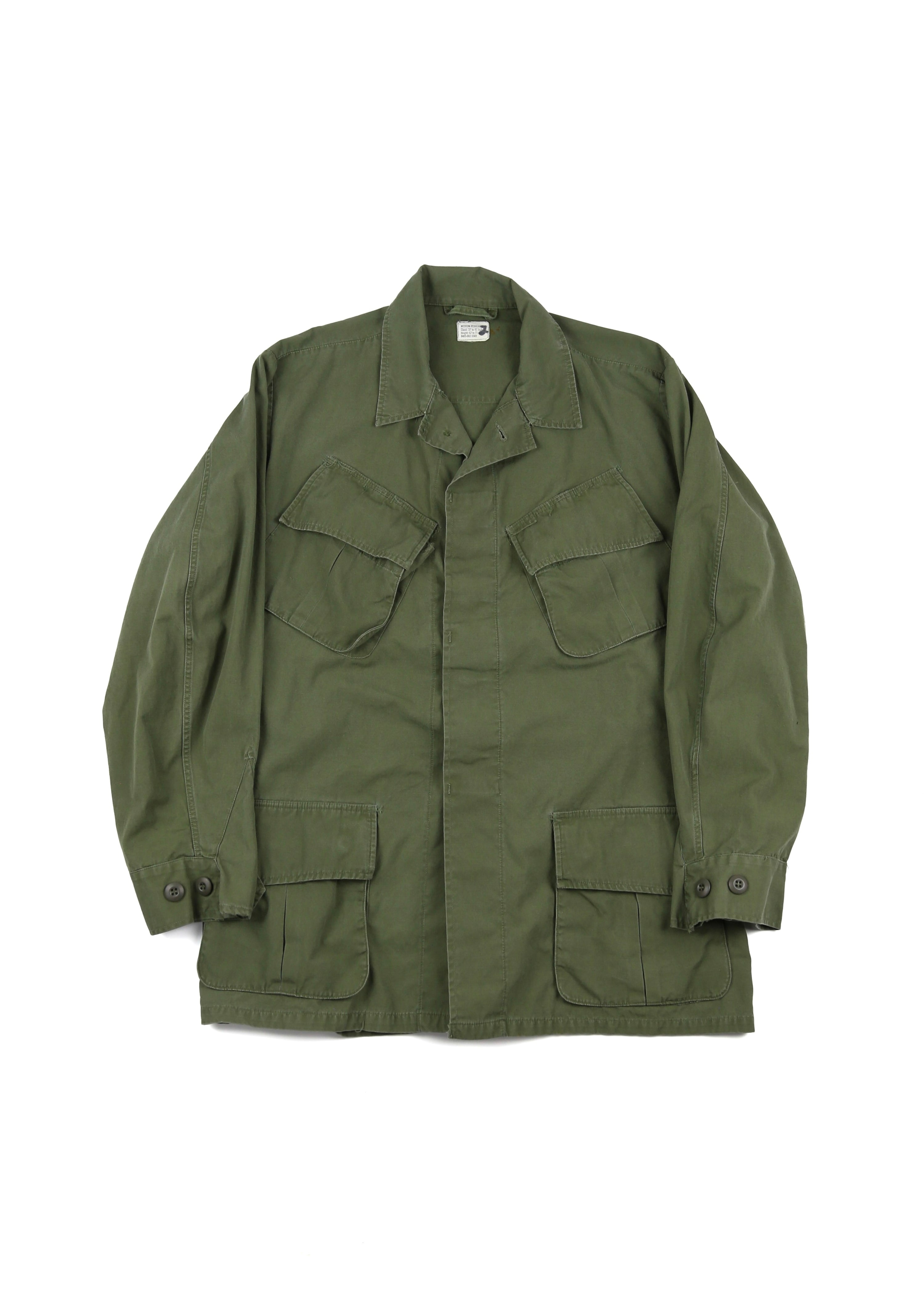 60’s Deadstock POPLIN US ARMY SLANT POCKET JACKET