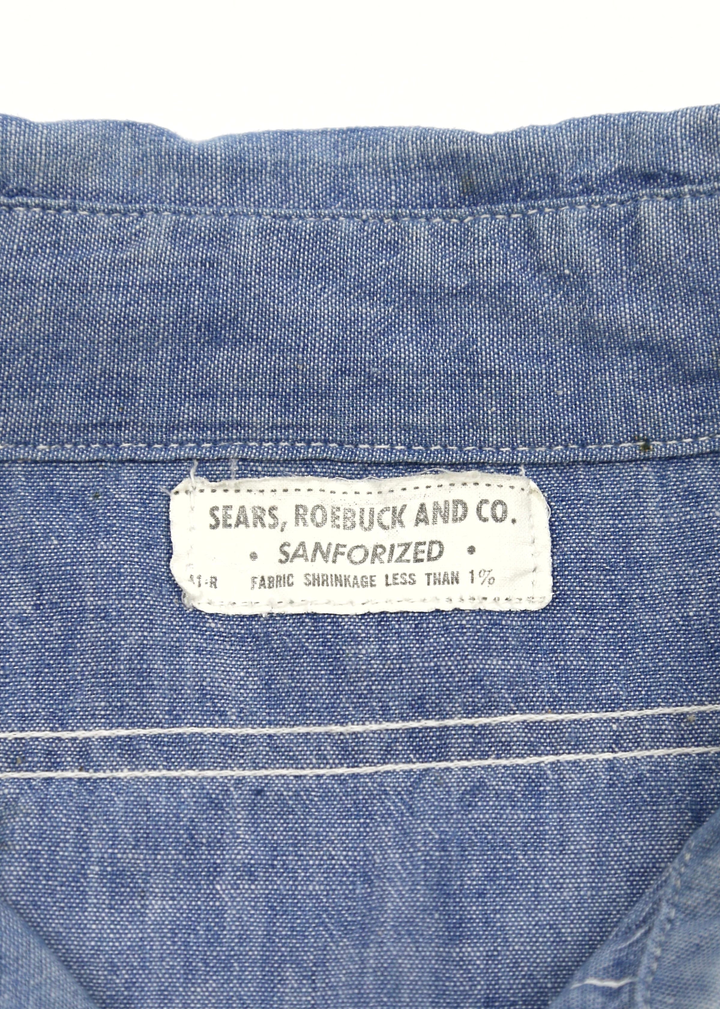 50’s SEARS CHAMBRAY WORK SHIRT