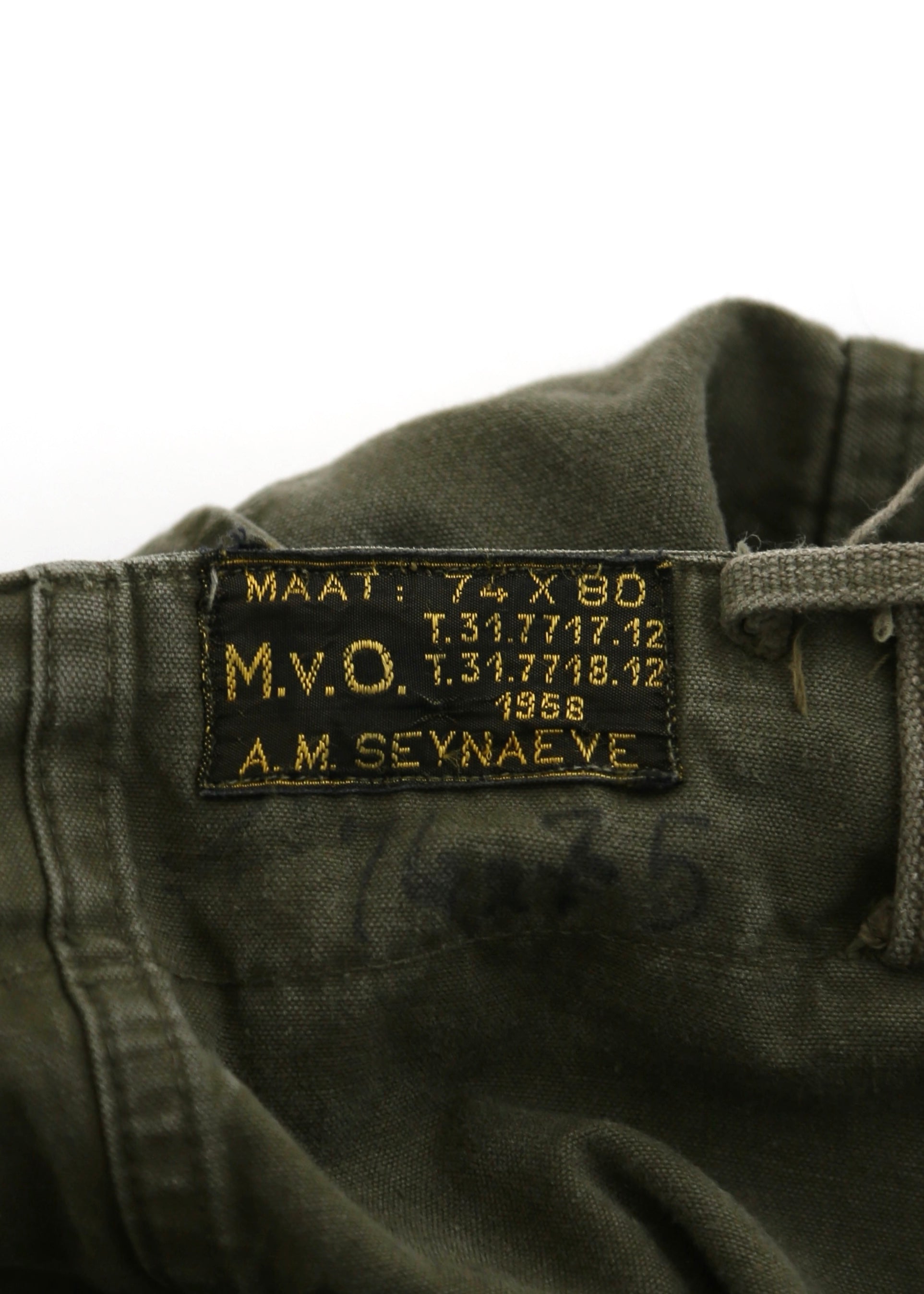 50’S DUTCH ARMY UTILITY TROUSER