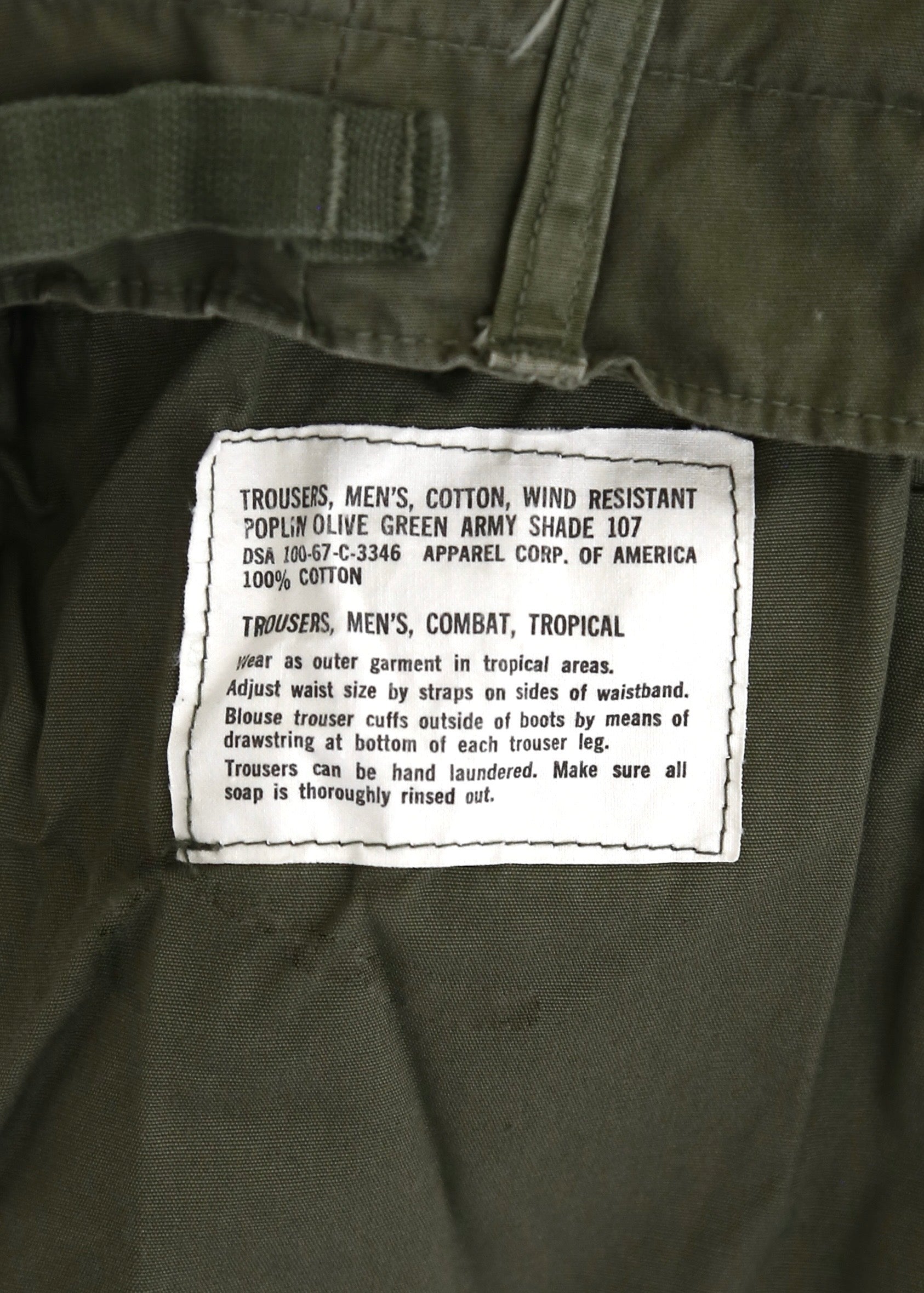 60’S POPLIN OG-107 JUNGLE TROUSER