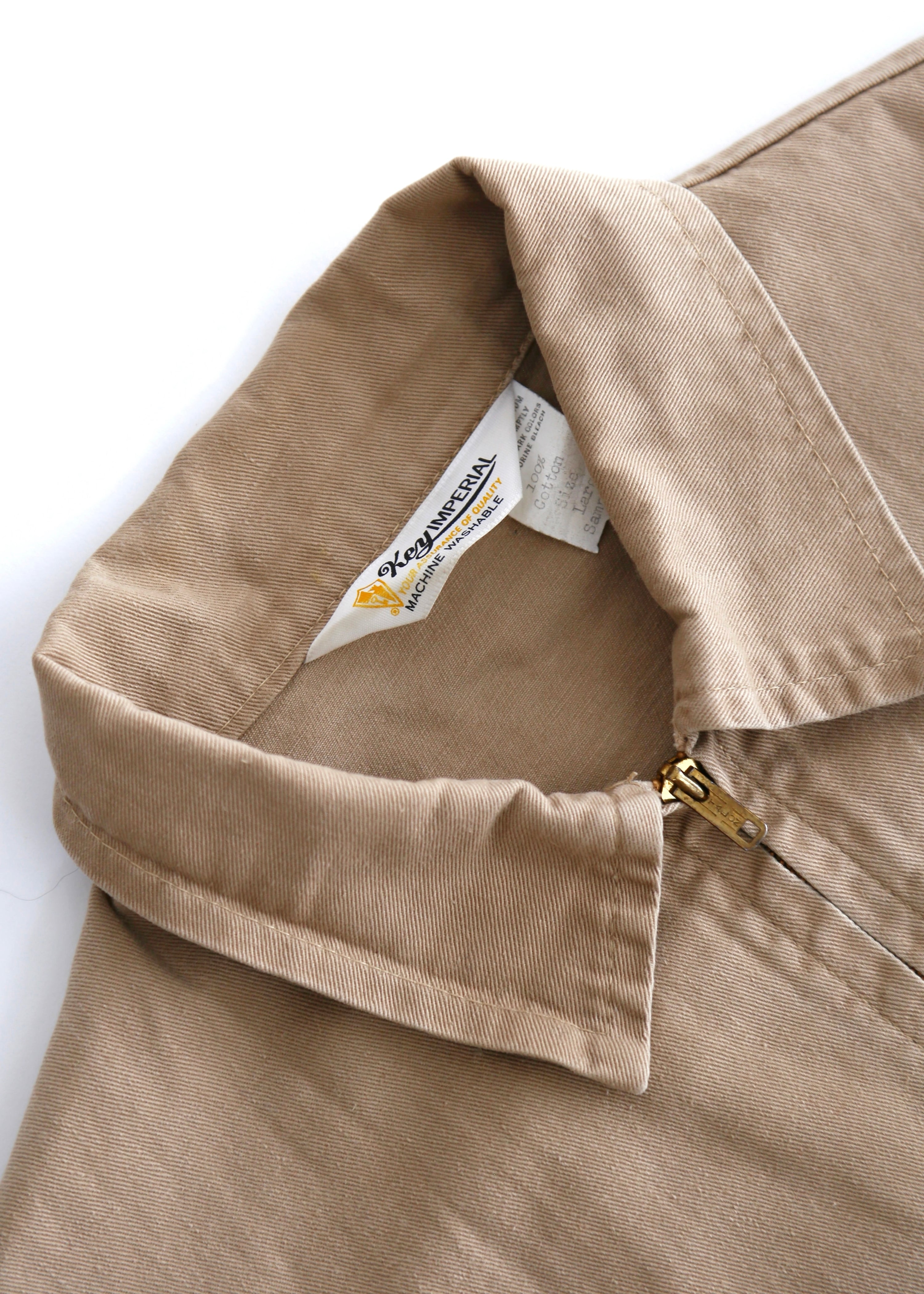 60’S KEY KHAKI WORK JACKET