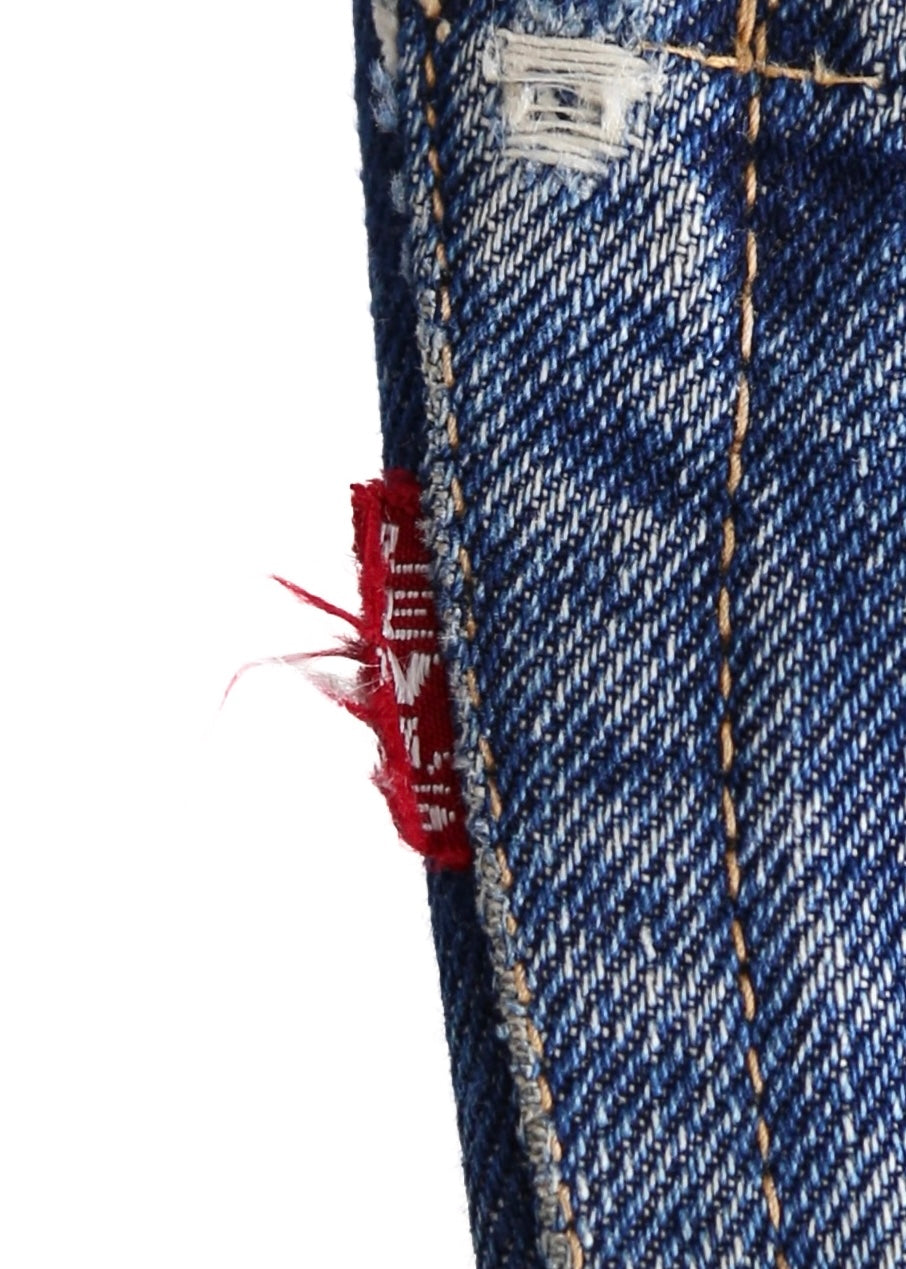 EARLY 60’S BIG E HIDDEN RIVET LEVIS 501 DENIM JEANS