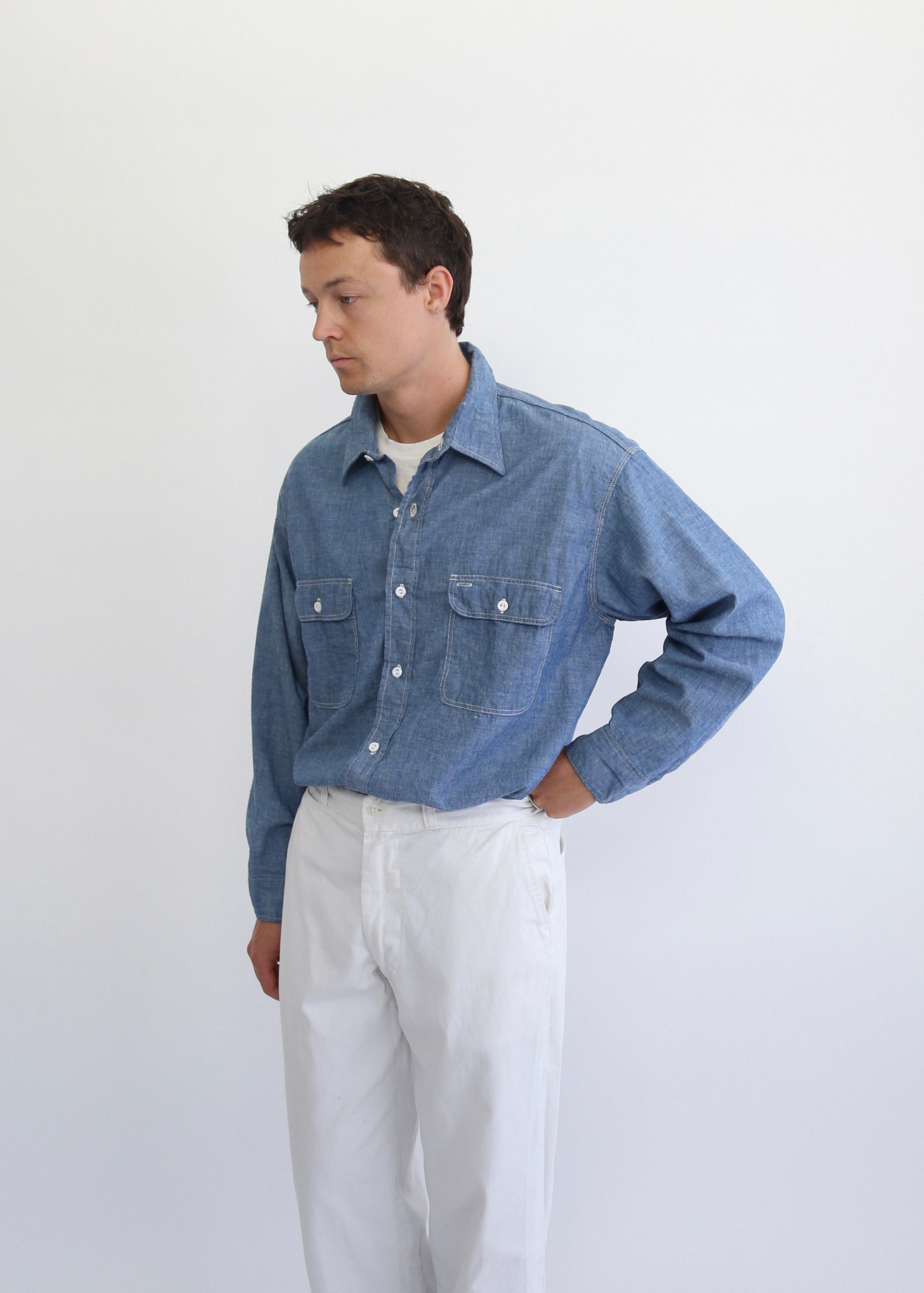 60’S / 70’S ALL COTTON CHAMBRAY