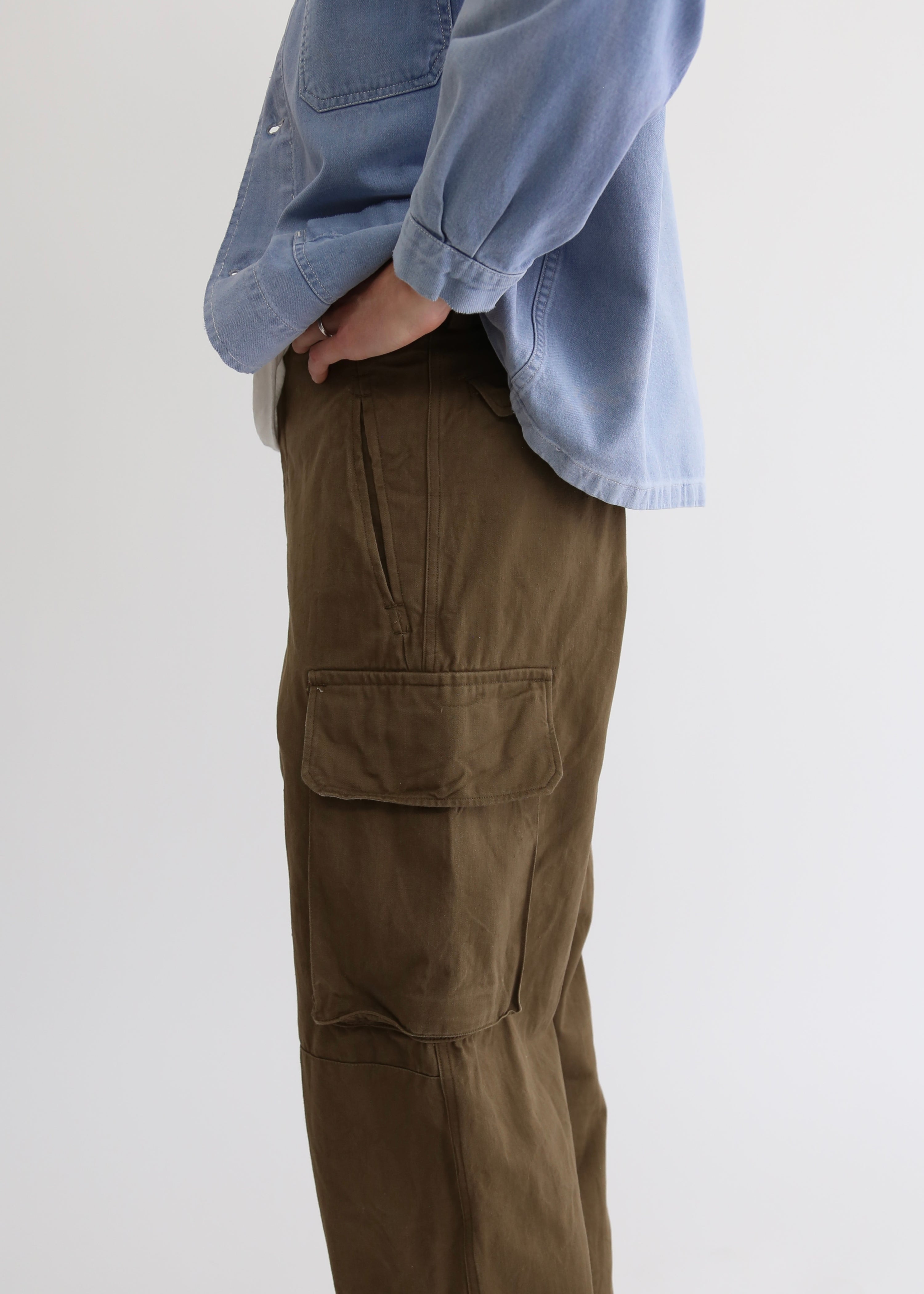 50’S FRENCH ARMY HBT M47 TROUSER