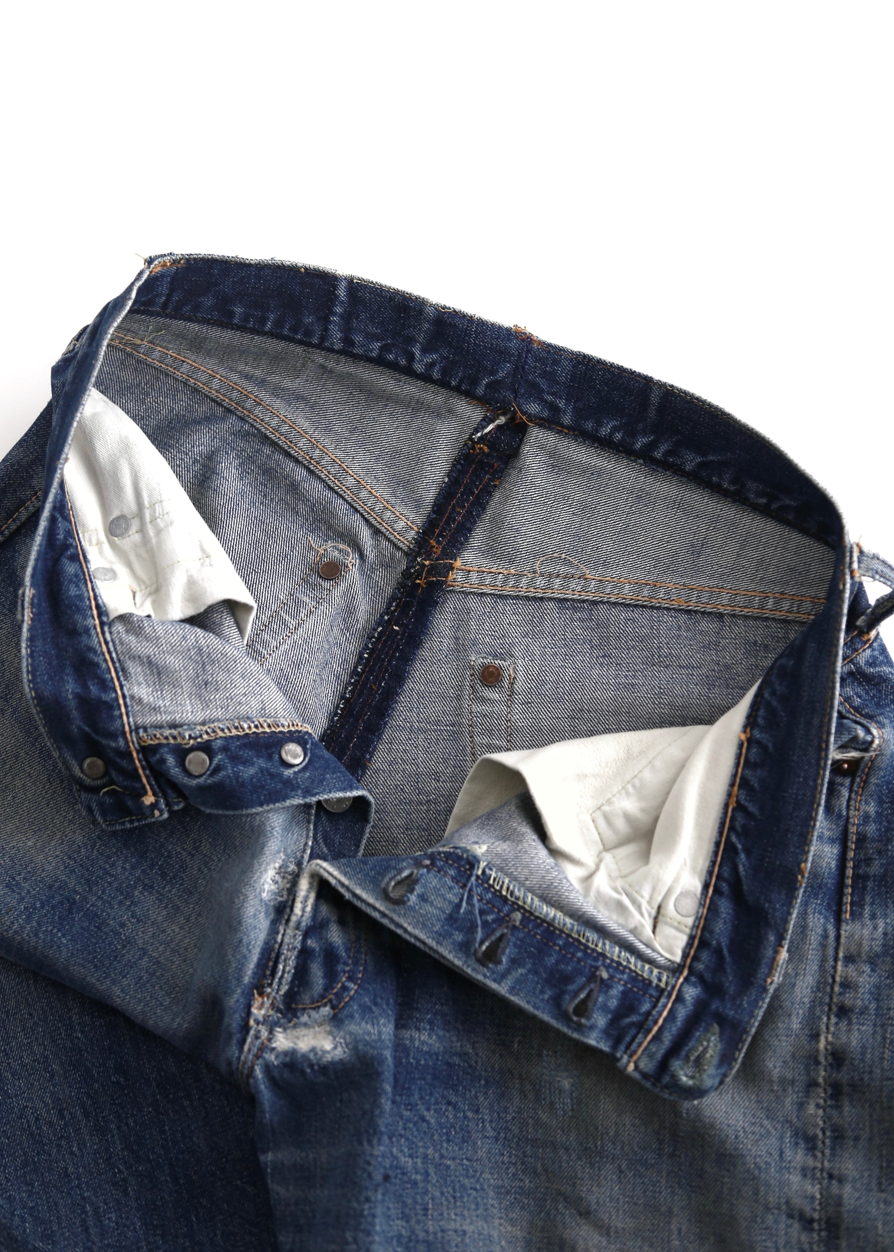 EARLY 60’S BIG E HIDDEN RIVET LEVIS 501 DENIM JEANS